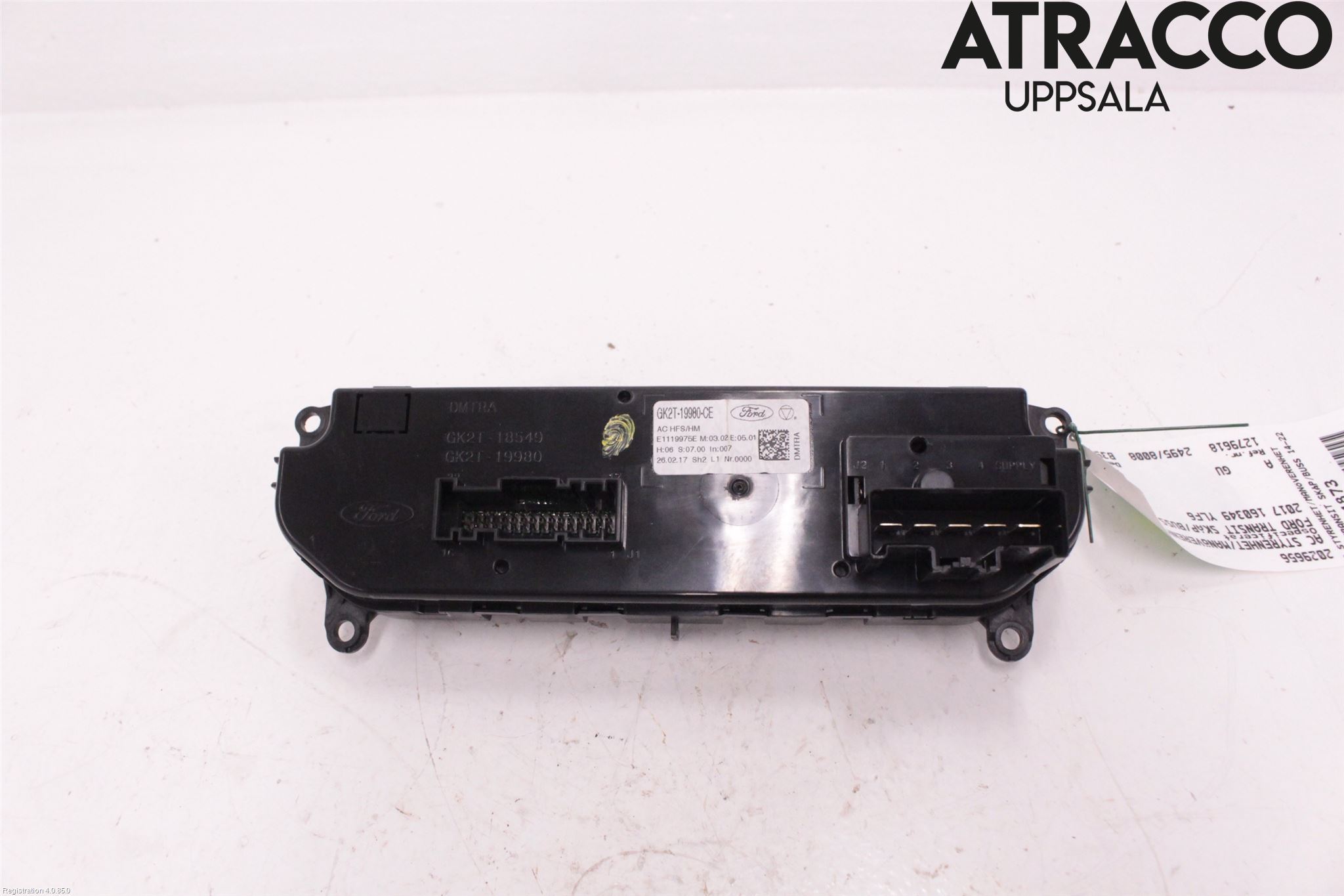 Ford TRANSIT SKÅP/BUSS 14-22 Varme Ac Betjening-Display