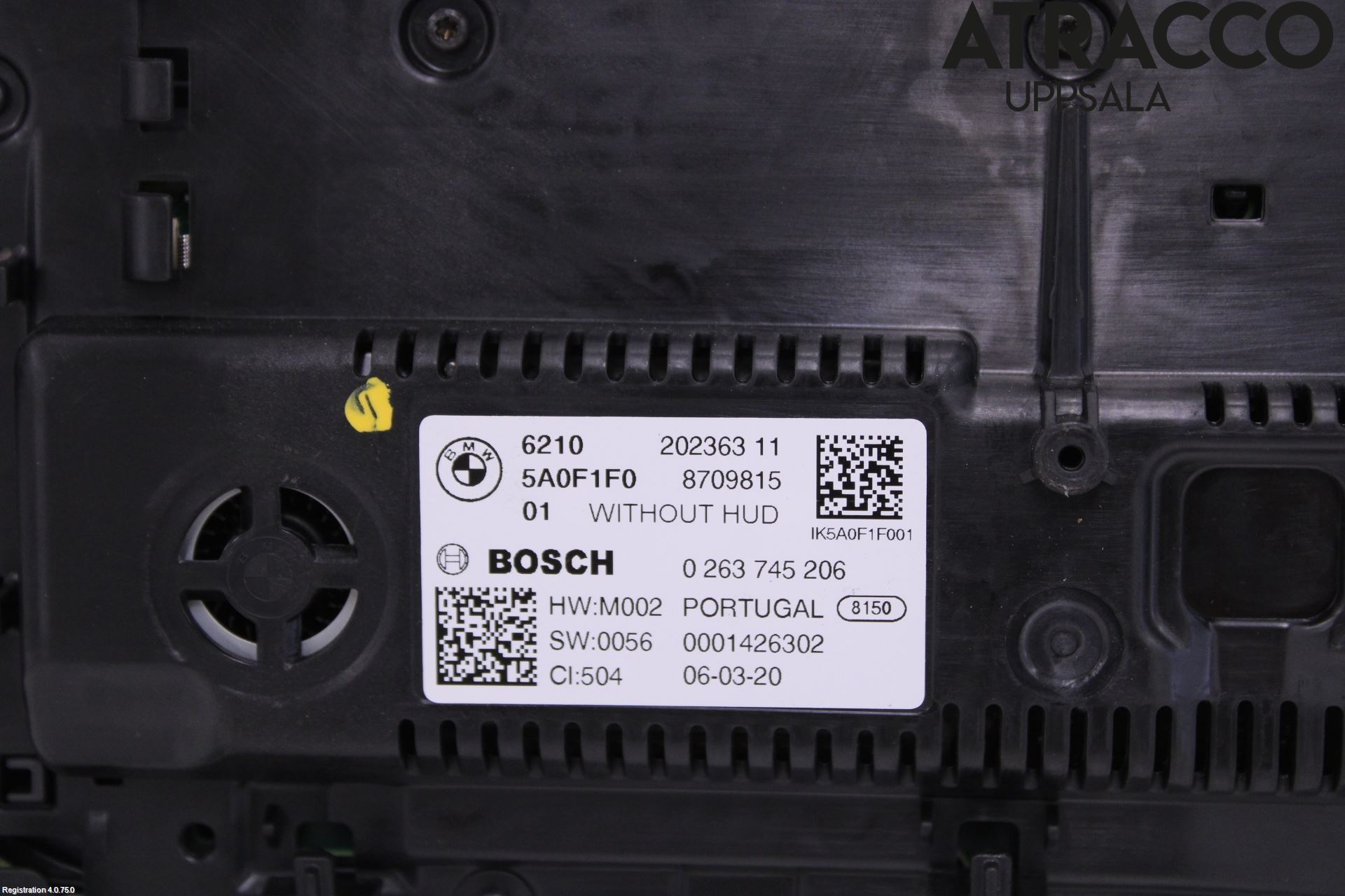 BMW 3 G20/G21/G80/G81 19- Instr Speedometer