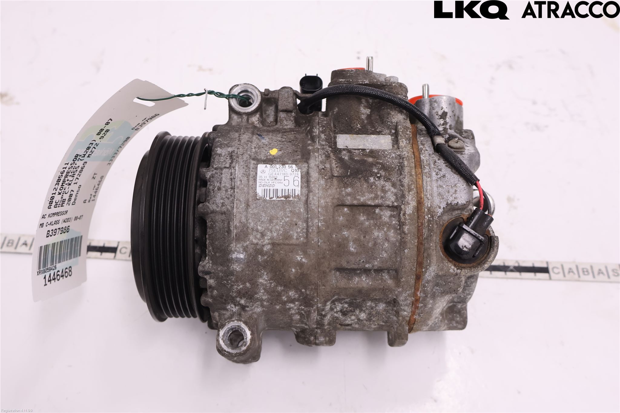 Mercedes-Benz MB C (203) 00-07 Varme Ac Kompressor