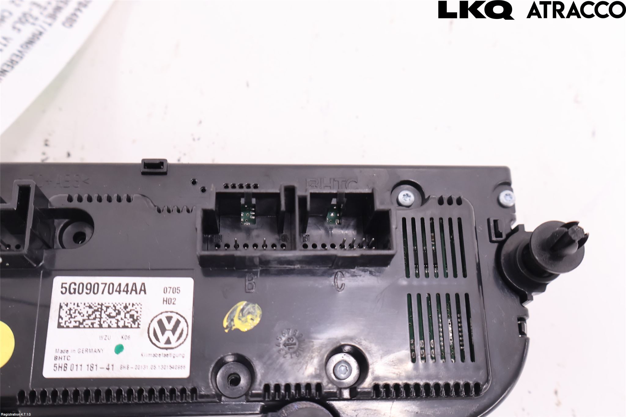Volkswagen VW GOLF / E-GOLF VII 13-20 Varme Ac Betjening-Display