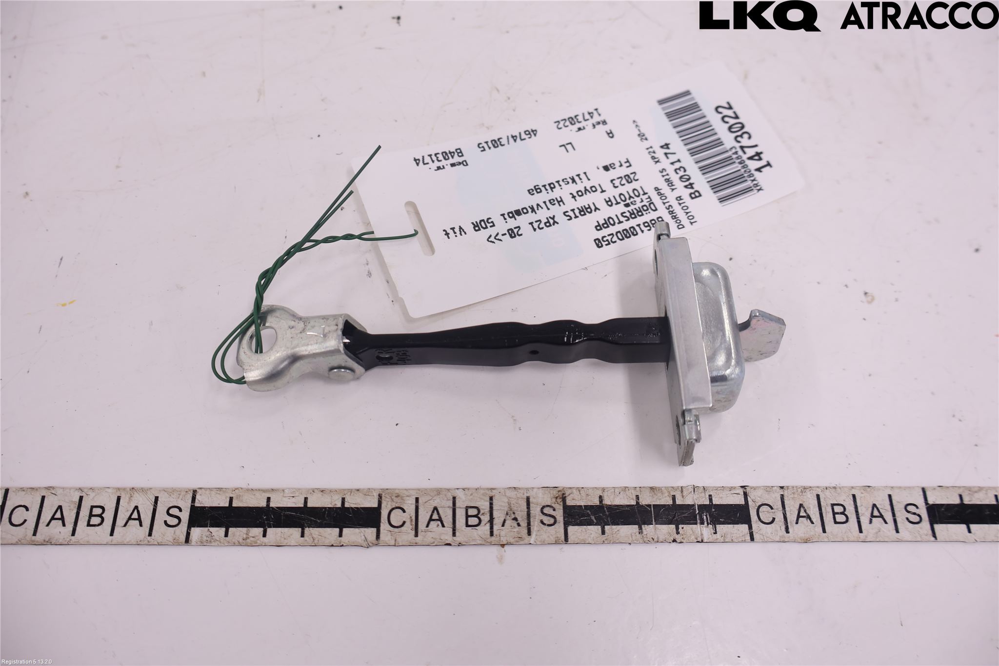Toyota YARIS XP21 20- Dørstopper