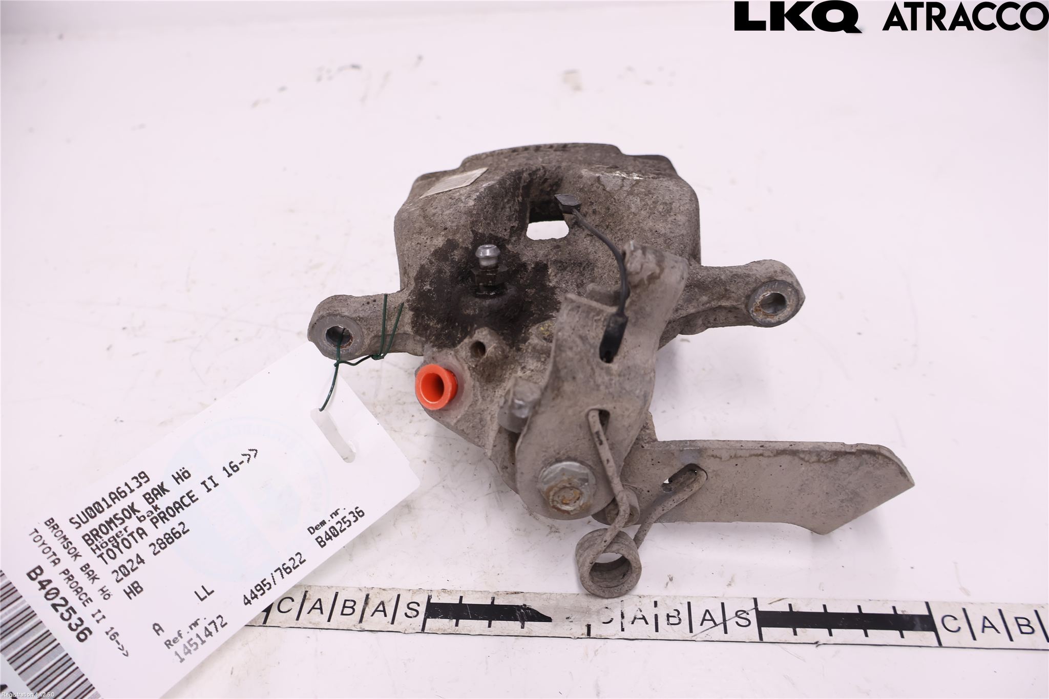 Toyota PROACE II 16- Bremsecaliper Bak Høyre