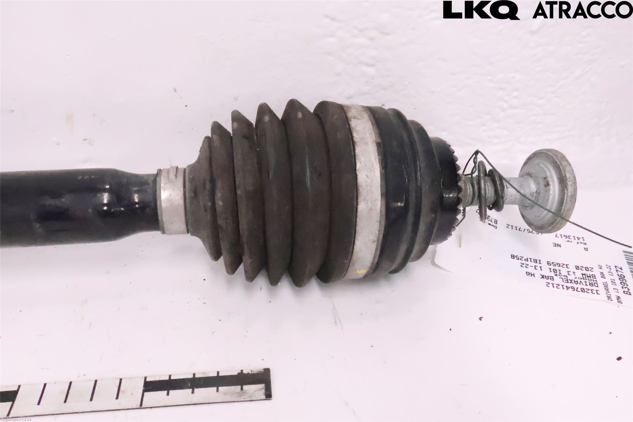 BMW i3 I01 13-22 Drivaksel Bak Kompl Høyre