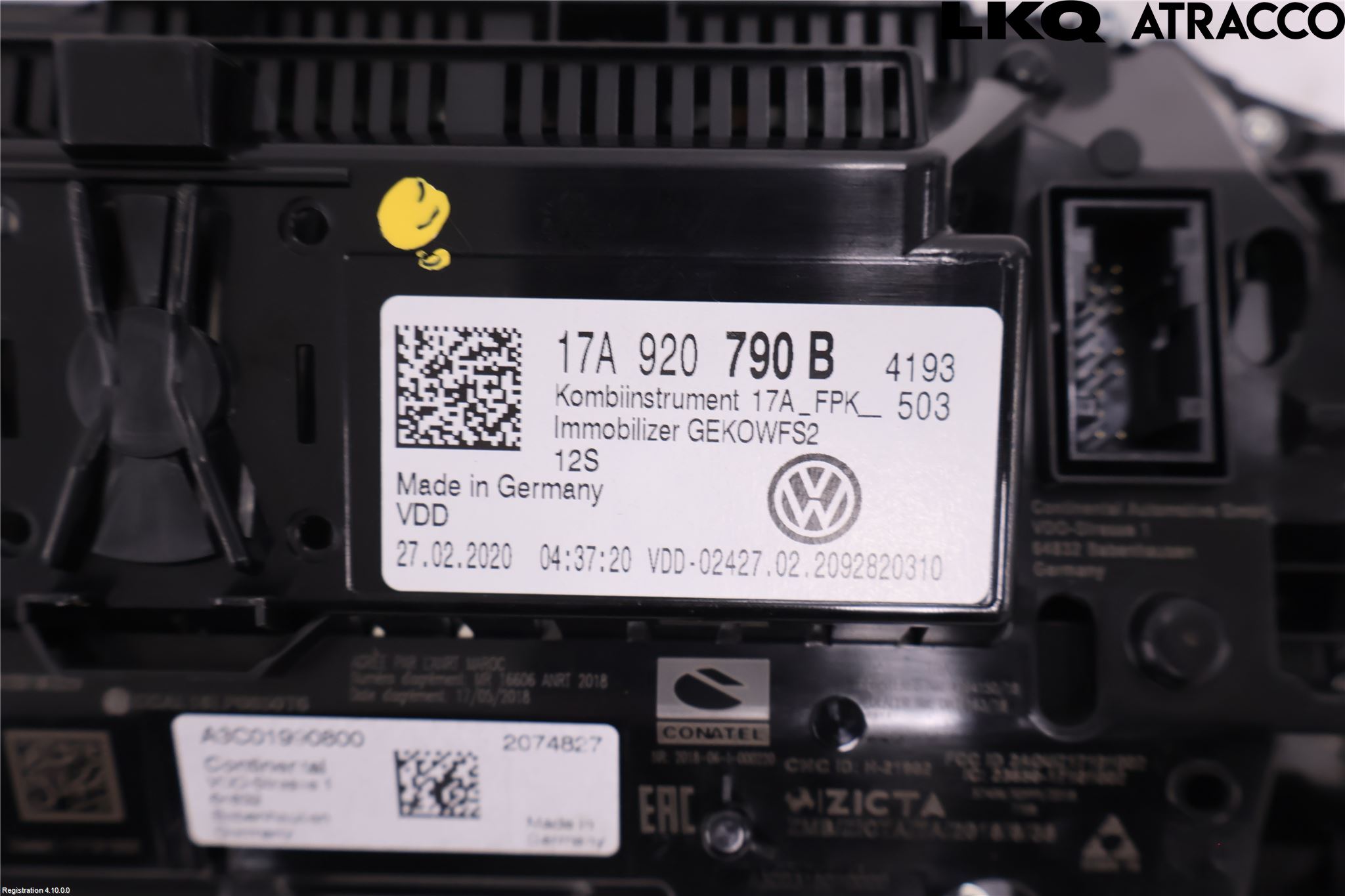 Volkswagen VW T-ROC 18- Instr Kombinert