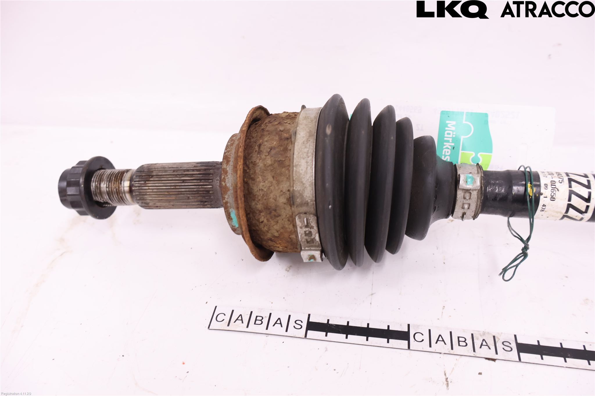 Toyota YARIS XP130 15-20 Drivaksel Foran Kompl Venstre