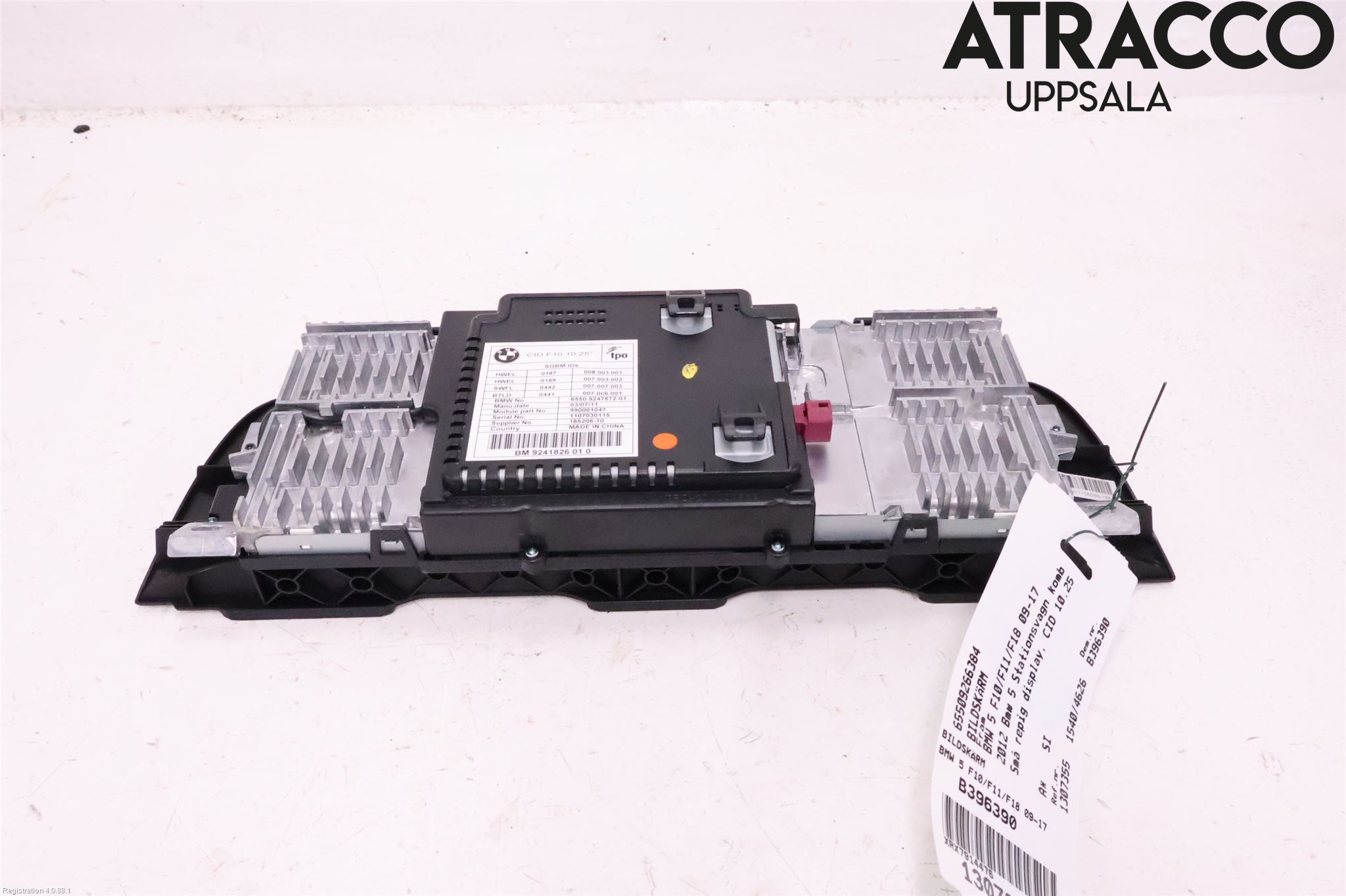 BMW 5 F10/F11/F18 09-17 Instr Skjerm Dvd-Gps-Ac-Tlf