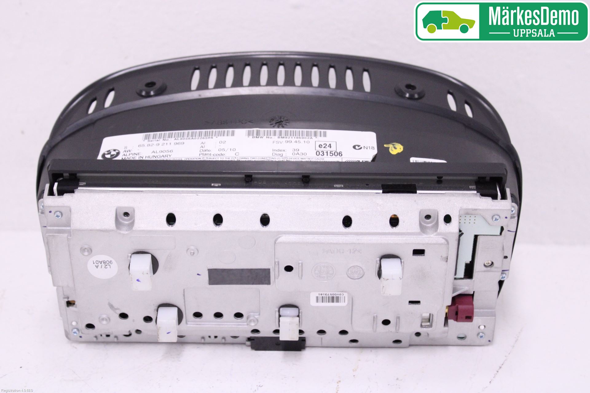 BMW 5 E60/61 Sed/Tou 02-10 Instr Skjerm Dvd-Gps-Ac-Tlf