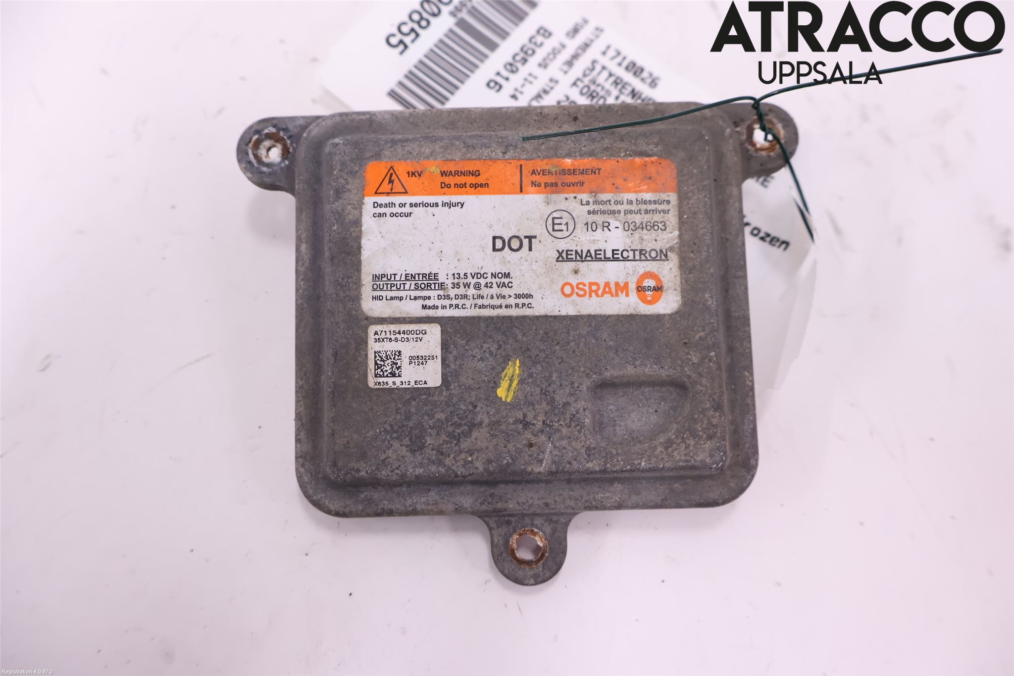 Ford FOCUS 11-14 Styreenhet Xenon