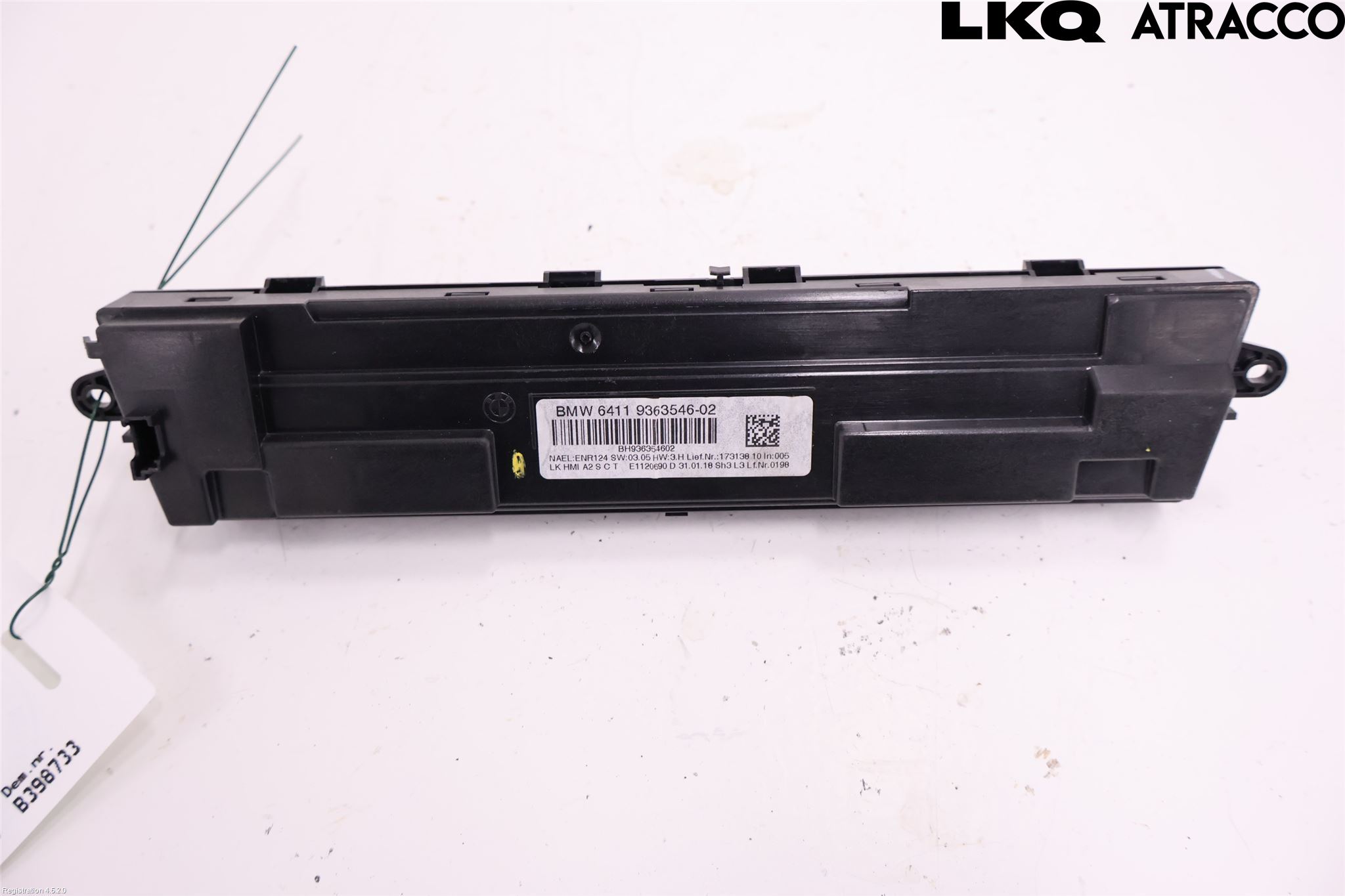 BMW 3 F30/F31/F80 12-19 Varme Ac Betjening-Display