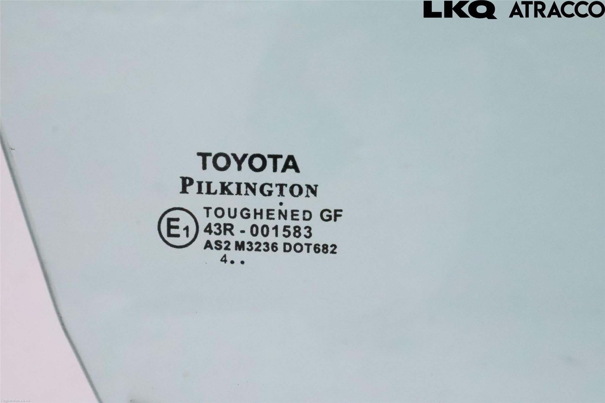 Toyota YARIS XP130 15-20 Dørrute Foran Høyre 4 Dørs