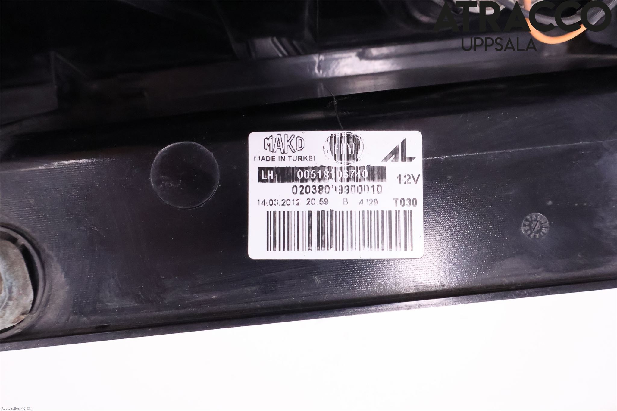 Fiat DOBLO CARGO Baklykt Venstre
