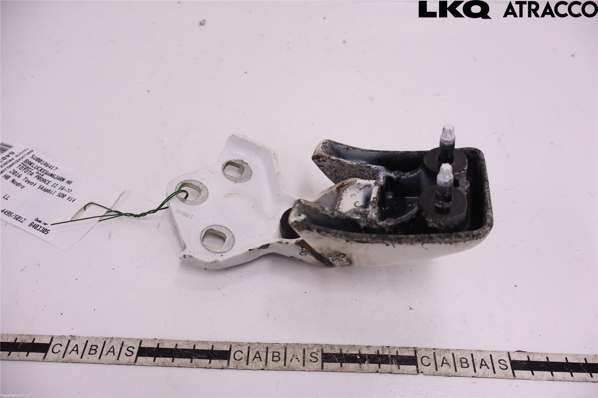 Toyota PROACE II 16- Bakluke Hengsel Høyre