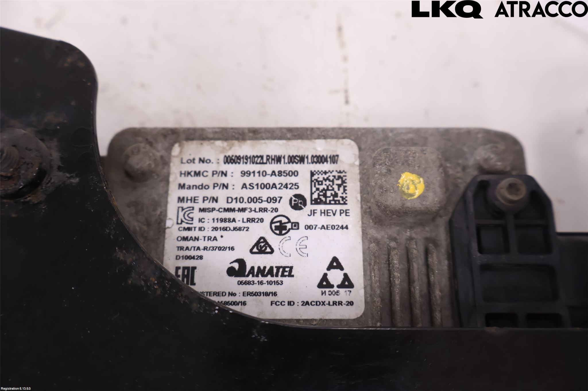 Kia OPTIMA 16-20 Sensor Fartsbegrensning