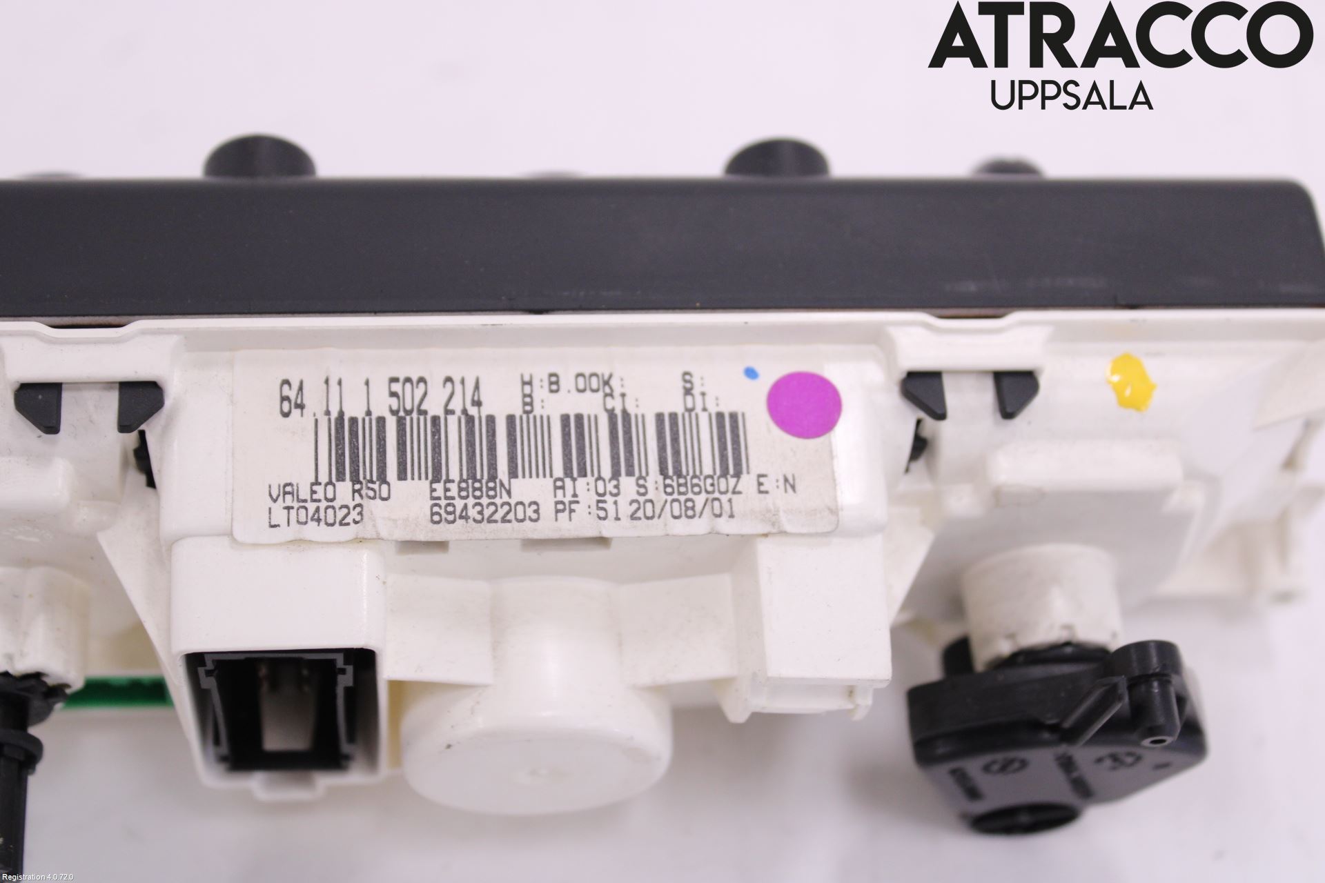 Mini COUPE R50/53 01-06 Varme Ac Betjening-Display