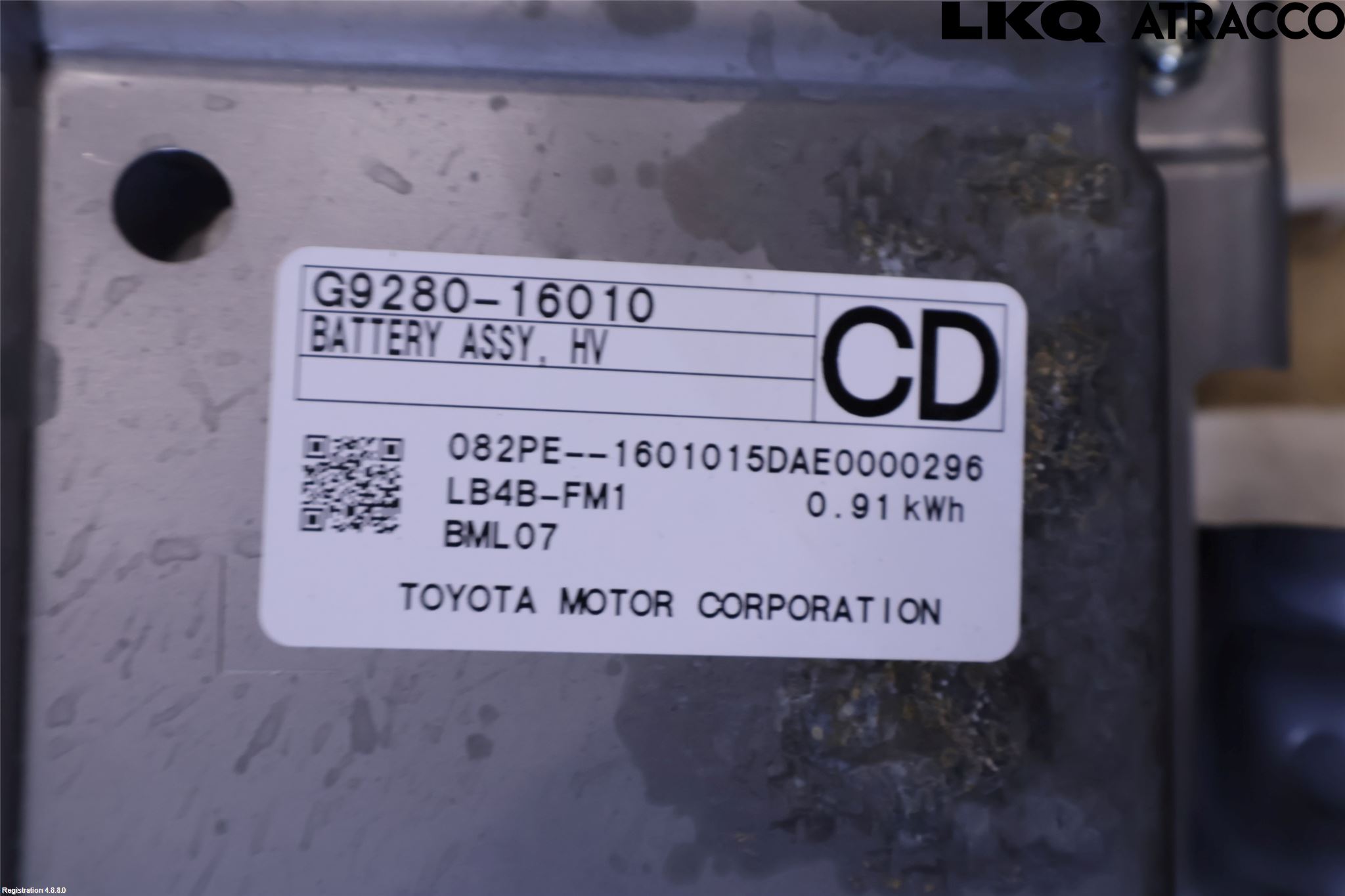 Toyota COROLLA CROSS XG10 22- Hybrid Batteri