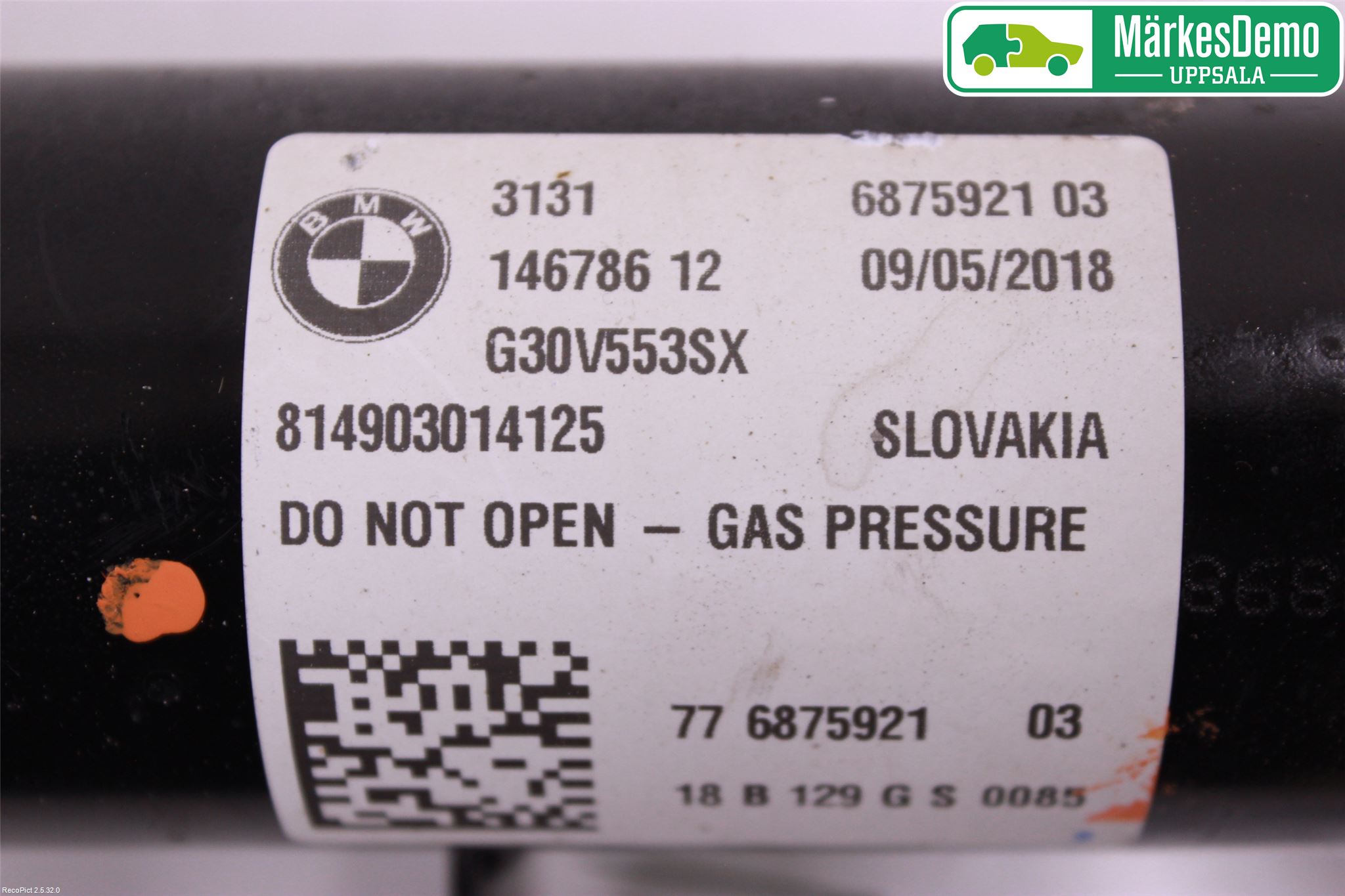 BMW 5 G30/G31/F90 17-23 Fjærbein Foran Venstre