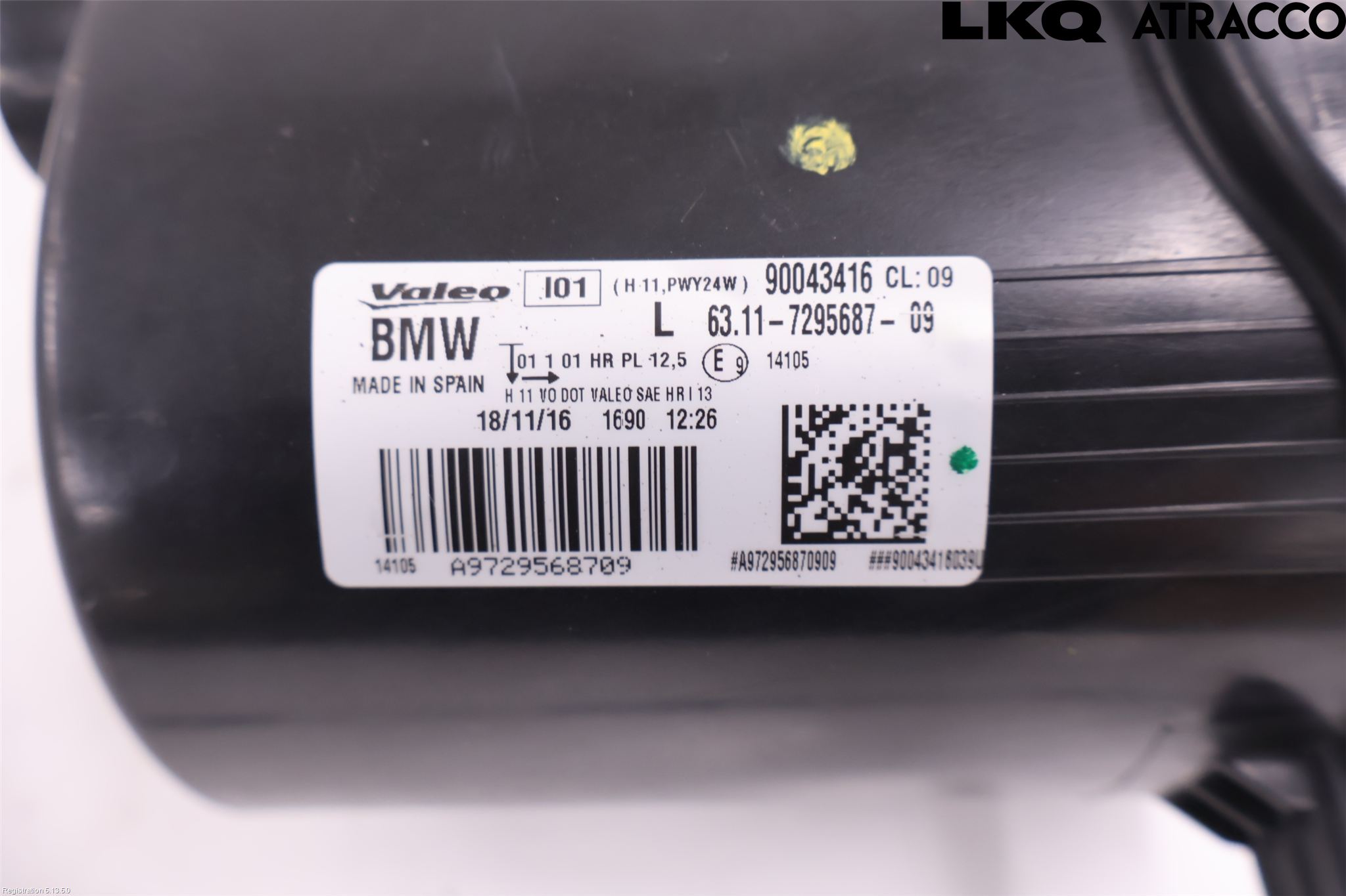 BMW i3 I01 13-22 Frontlykt-Kurve-Tåkelys