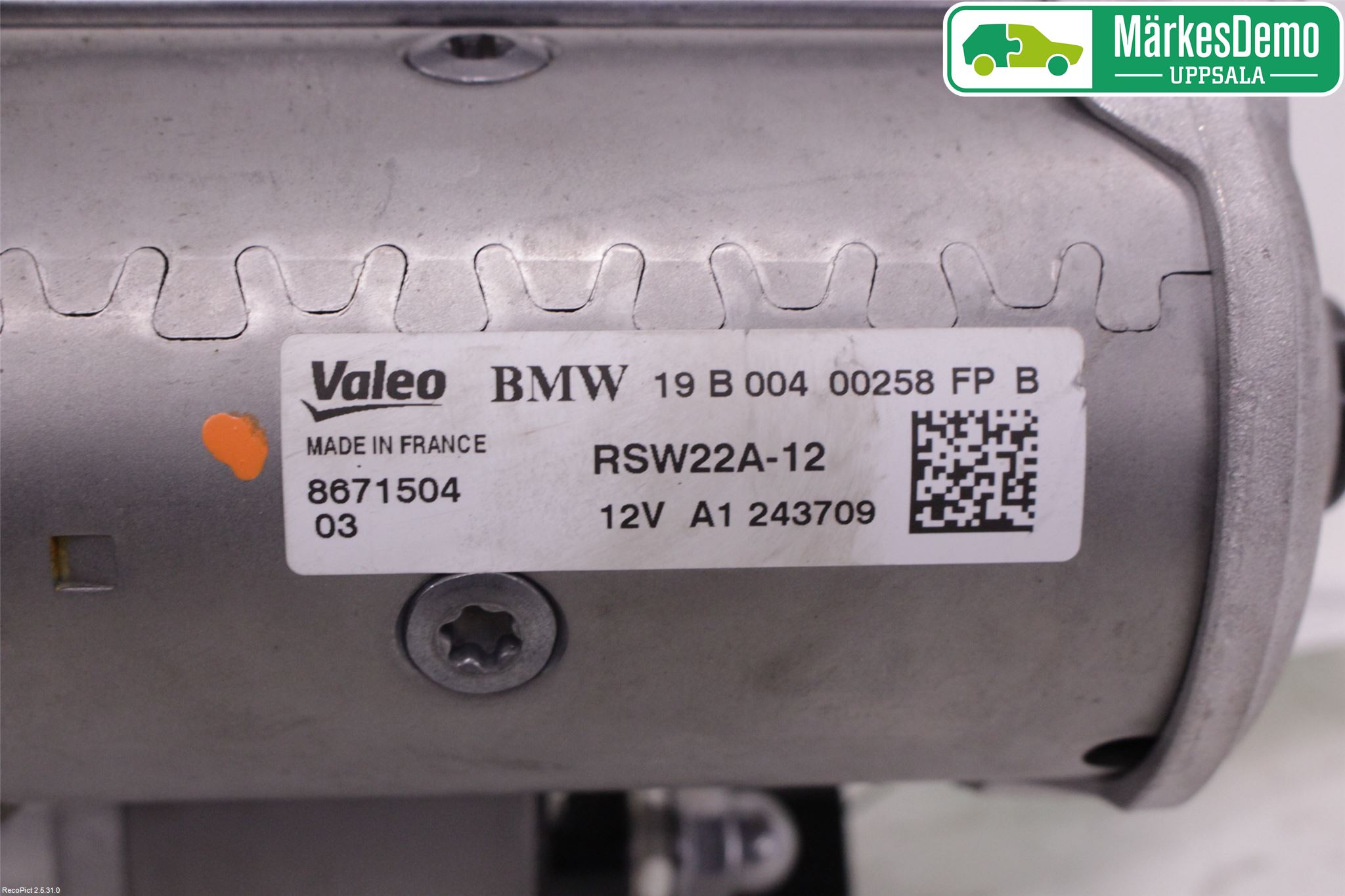 BMW 5 G30/G31/F90 17-23 Startmotor Diesel