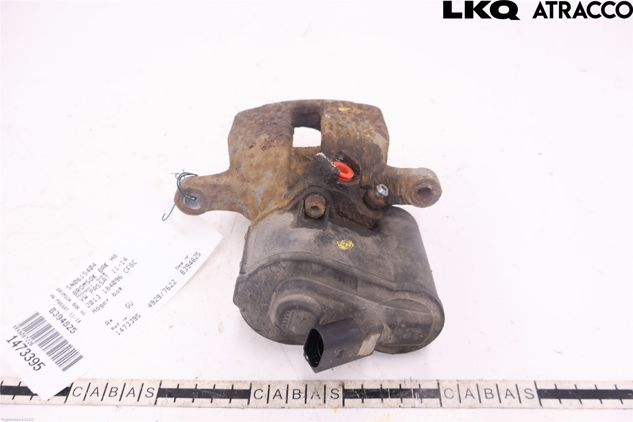 Volkswagen VW PASSAT 11-14 Bremsecaliper Bak Høyre