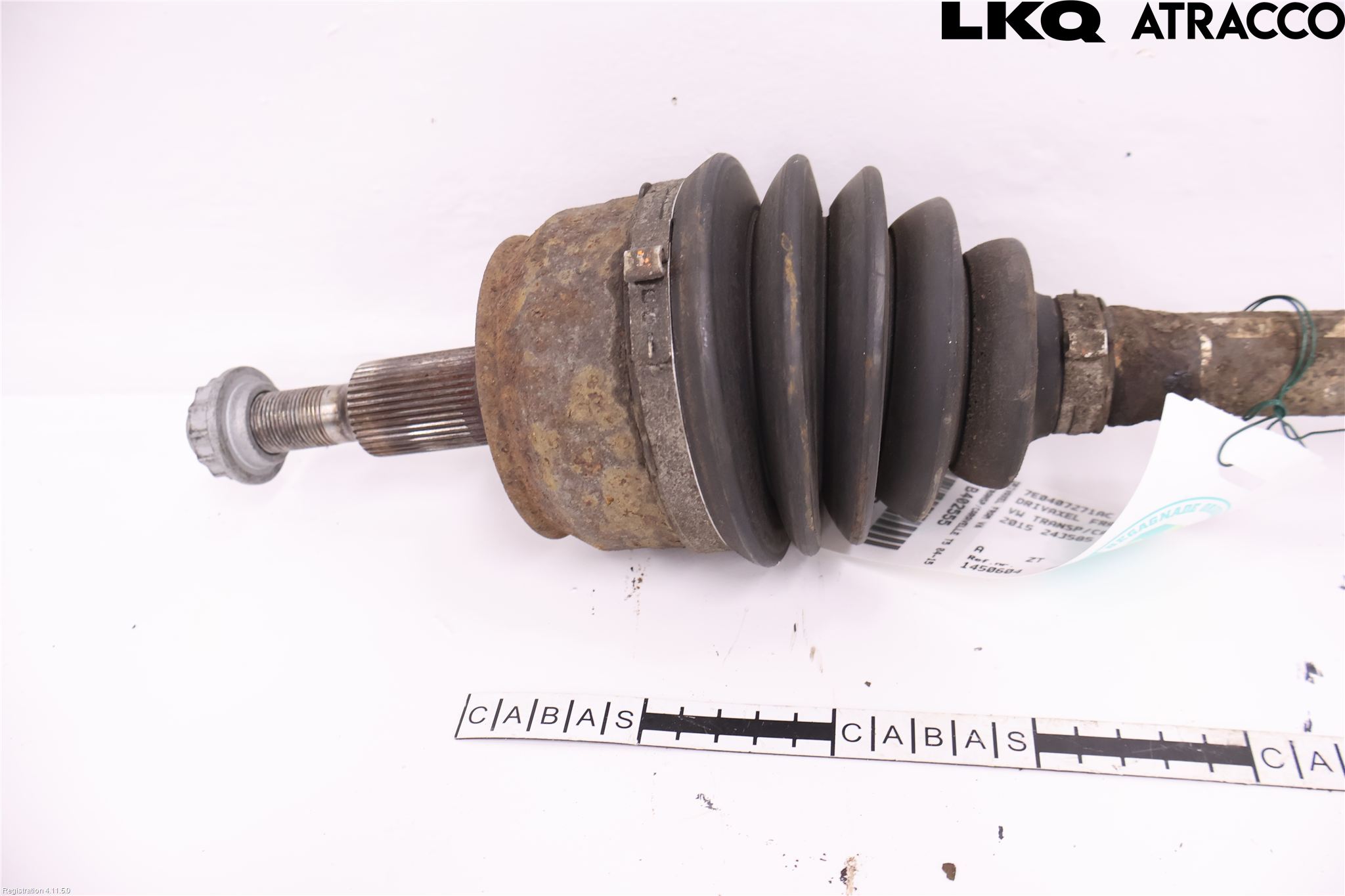 Volkswagen VW TRANSP/CARAVELLE (T5) 04-15 Drivaksel Foran Kompl Venstre