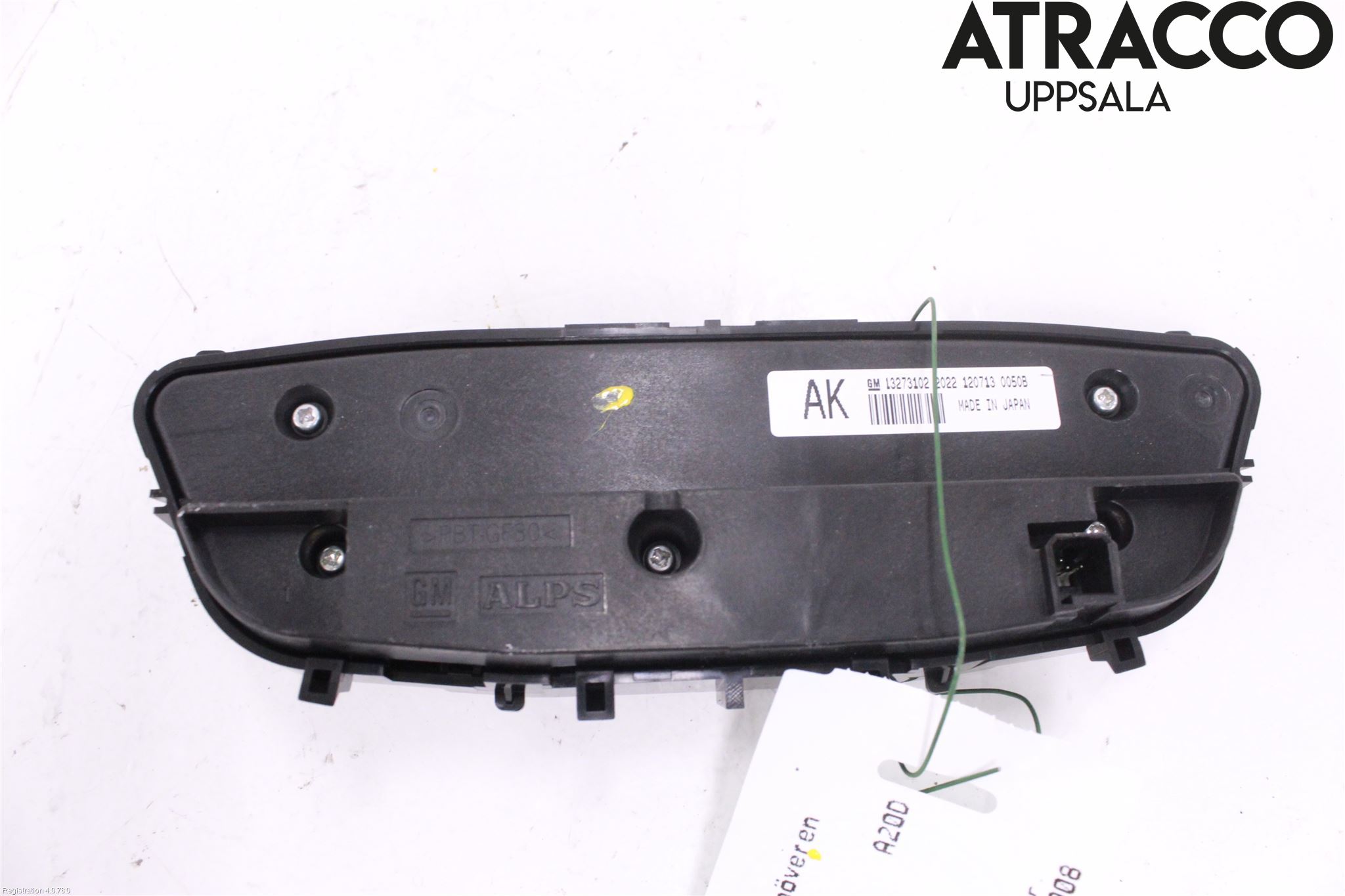 Opel INSIGNIA 09-16 Varme Ac Betjening-Display