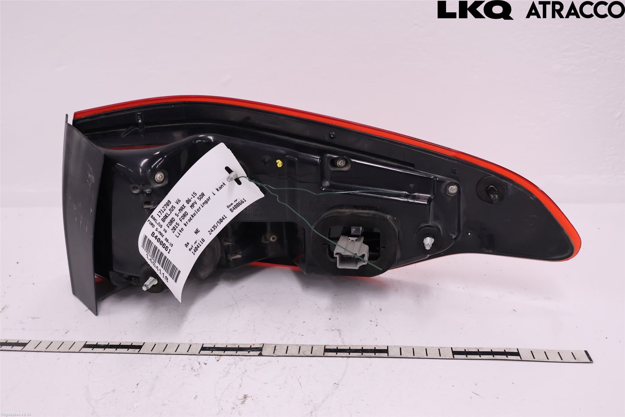 Ford S-MAX 06-15 Baklykt Venstre