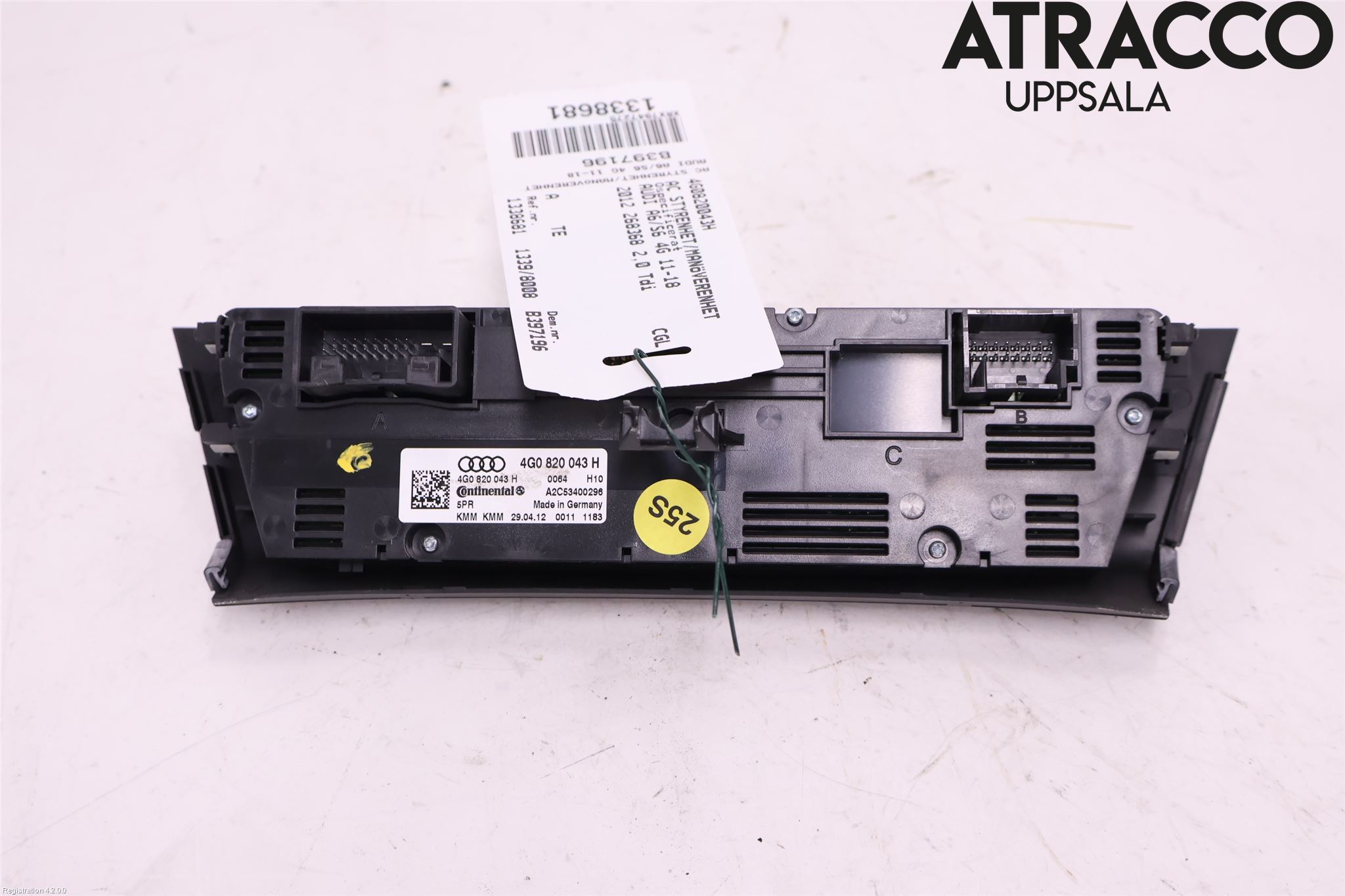 Audi A6/S6 4G 11-18 Varme Ac Betjening-Display