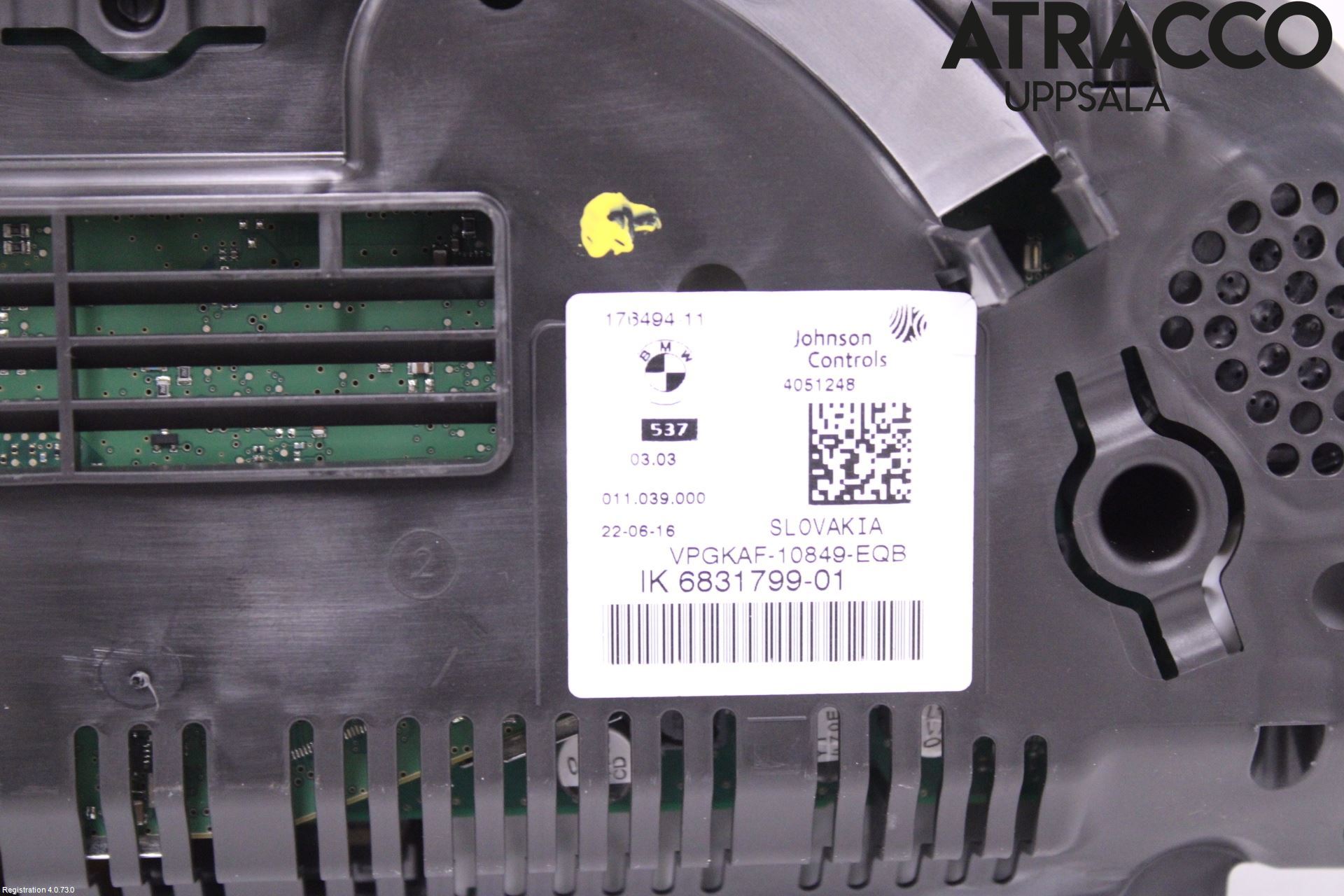 BMW 5 F10/F11/F18 09-17 Instr Speedometer