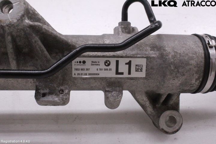 BMW 7 F01/02/03/04 09-15 Servo Snekke - Tannstang