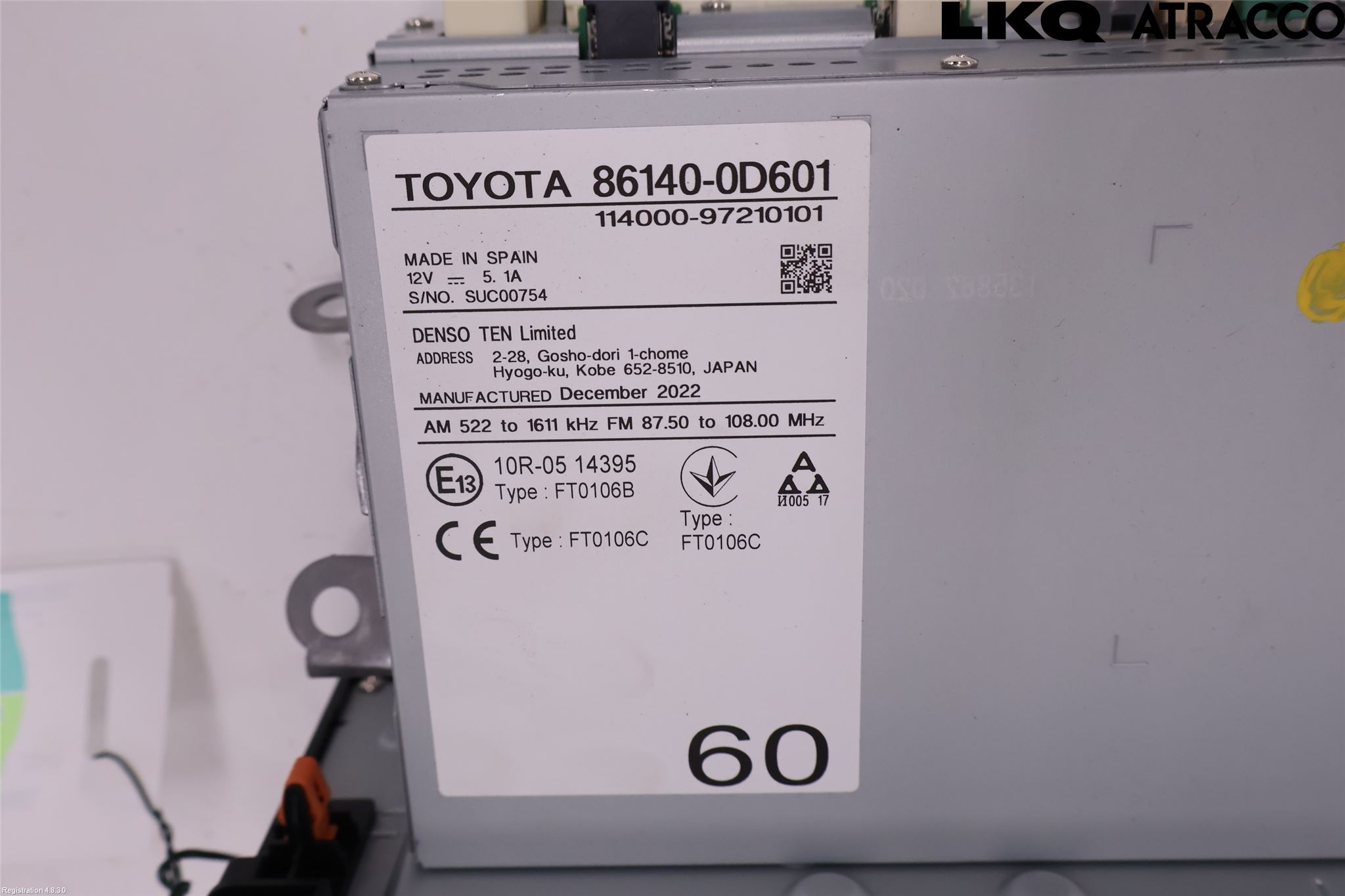 Toyota YARIS CROSS XP21 21- Stereo Radio Med Cd