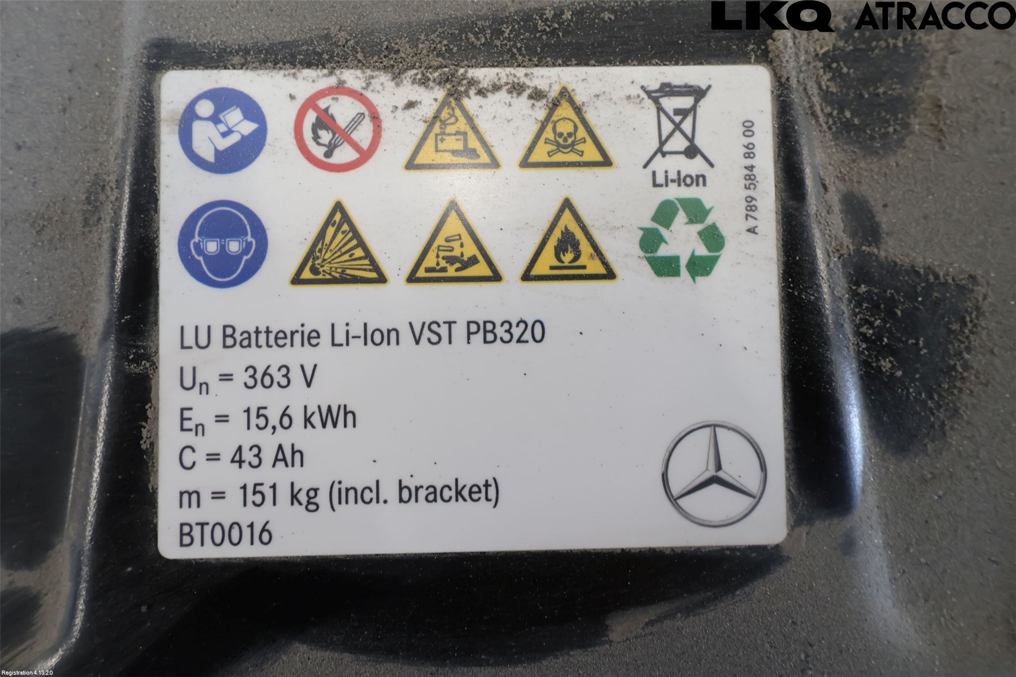 Mercedes-Benz MB GLA-KLASS (H247) 20- Hybrid Batteri
