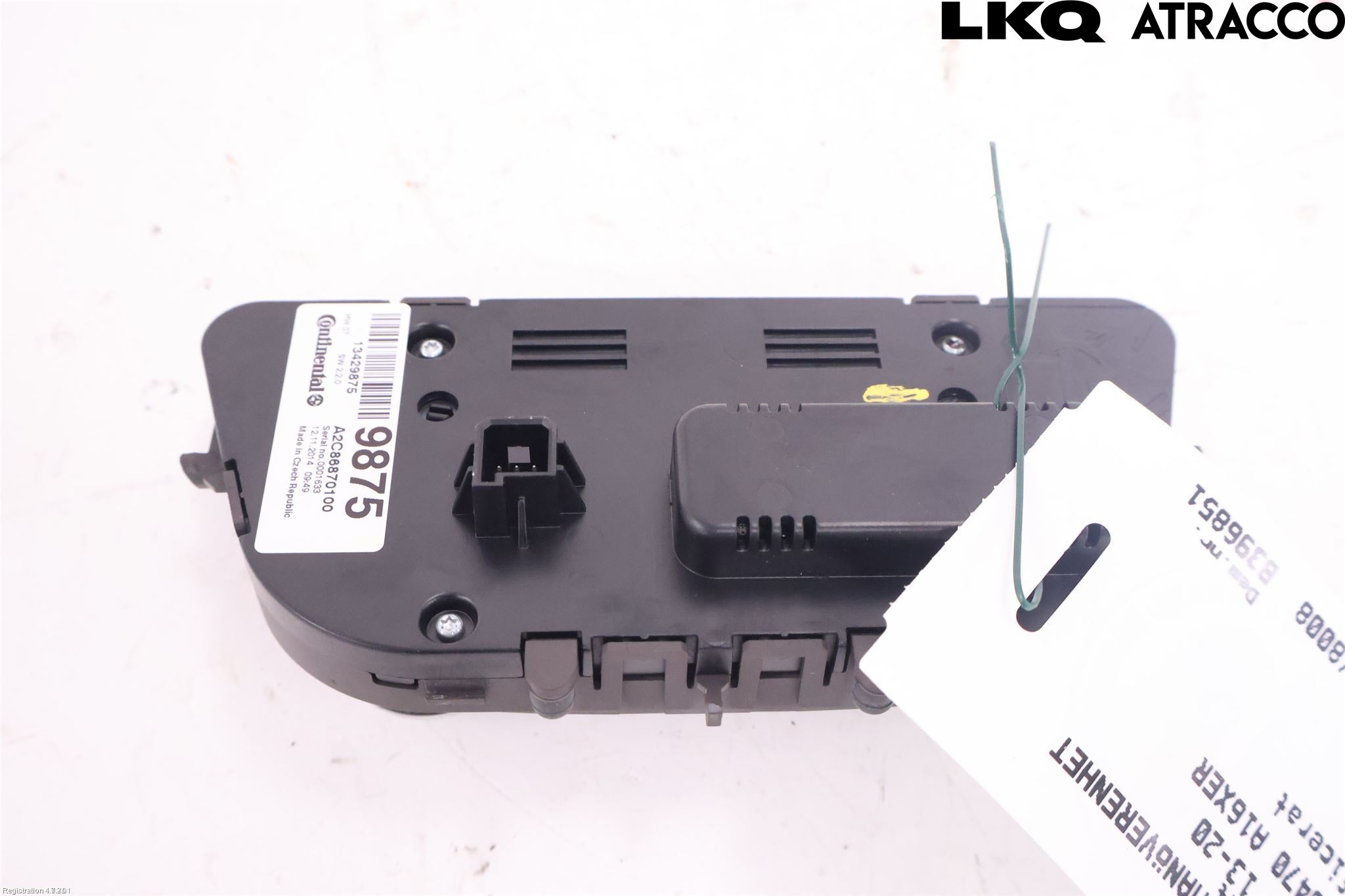 Opel MOKKA 13-20 Varme Ac Betjening-Display