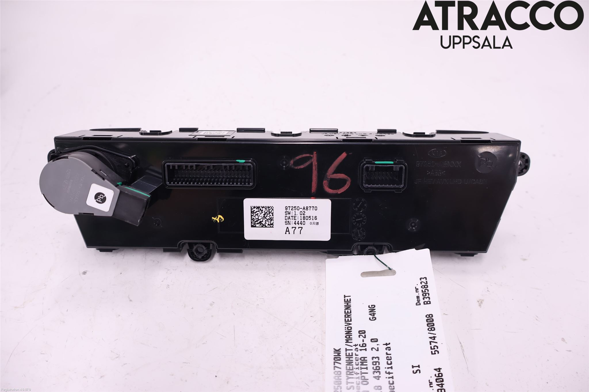 Kia OPTIMA 16-20 Varme Ac Betjening-Display