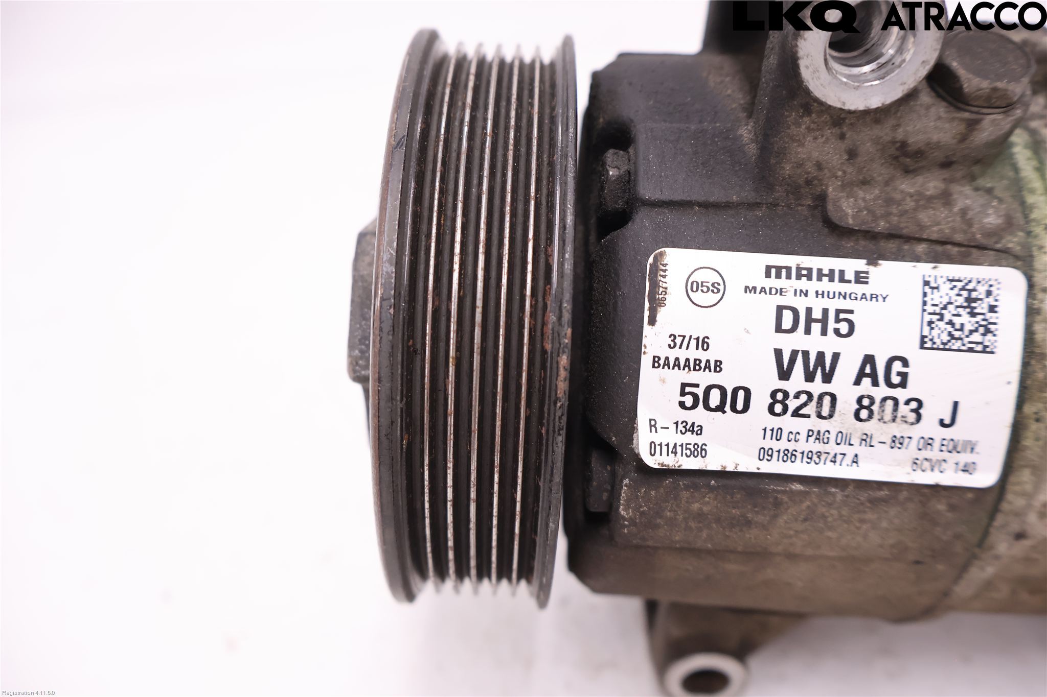 Volkswagen VW CADDY 16-20 Varme Ac Kompressor