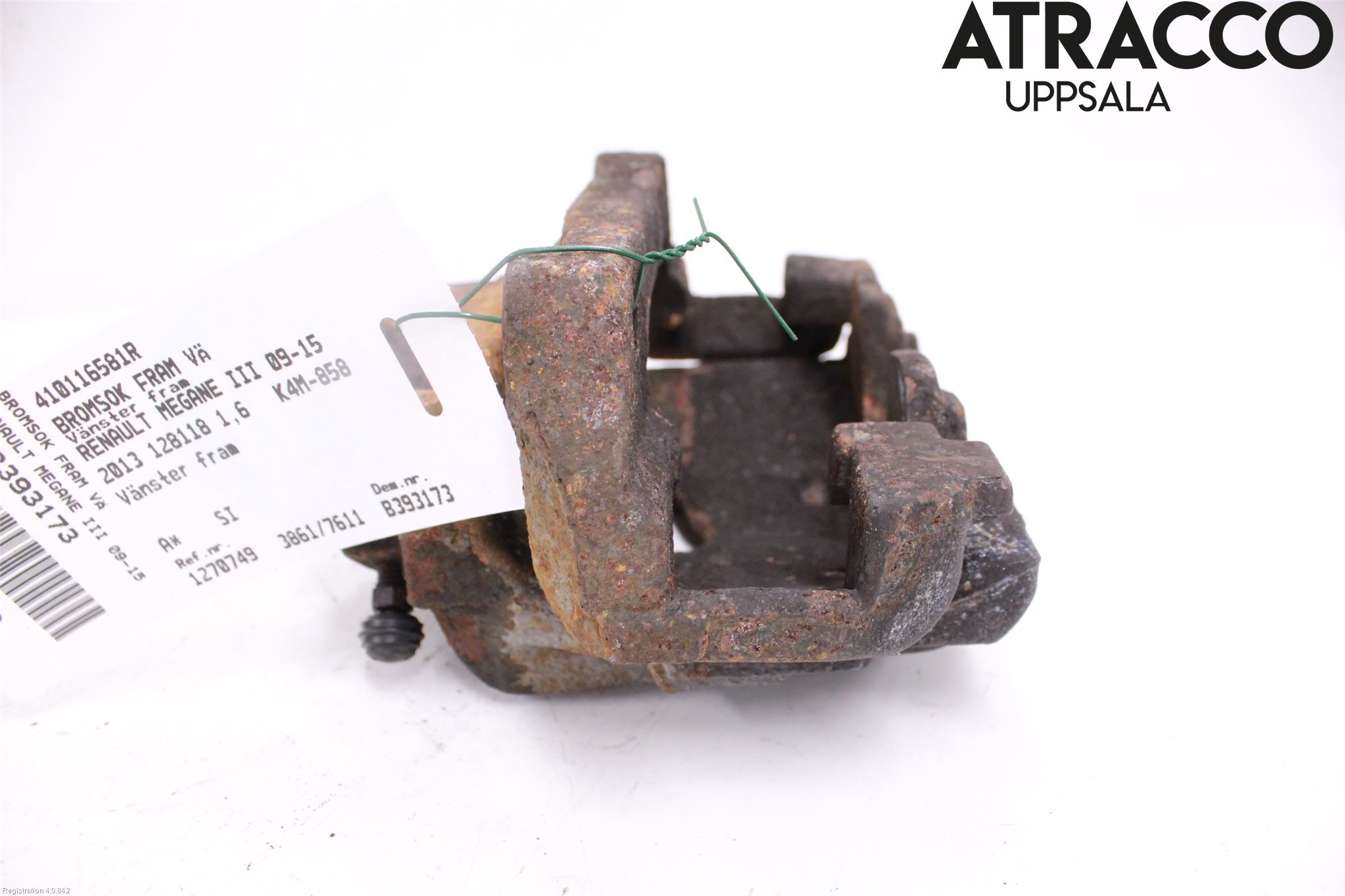 Renault MEGANE III 09-15 Bremsecaliper Foran Venstre