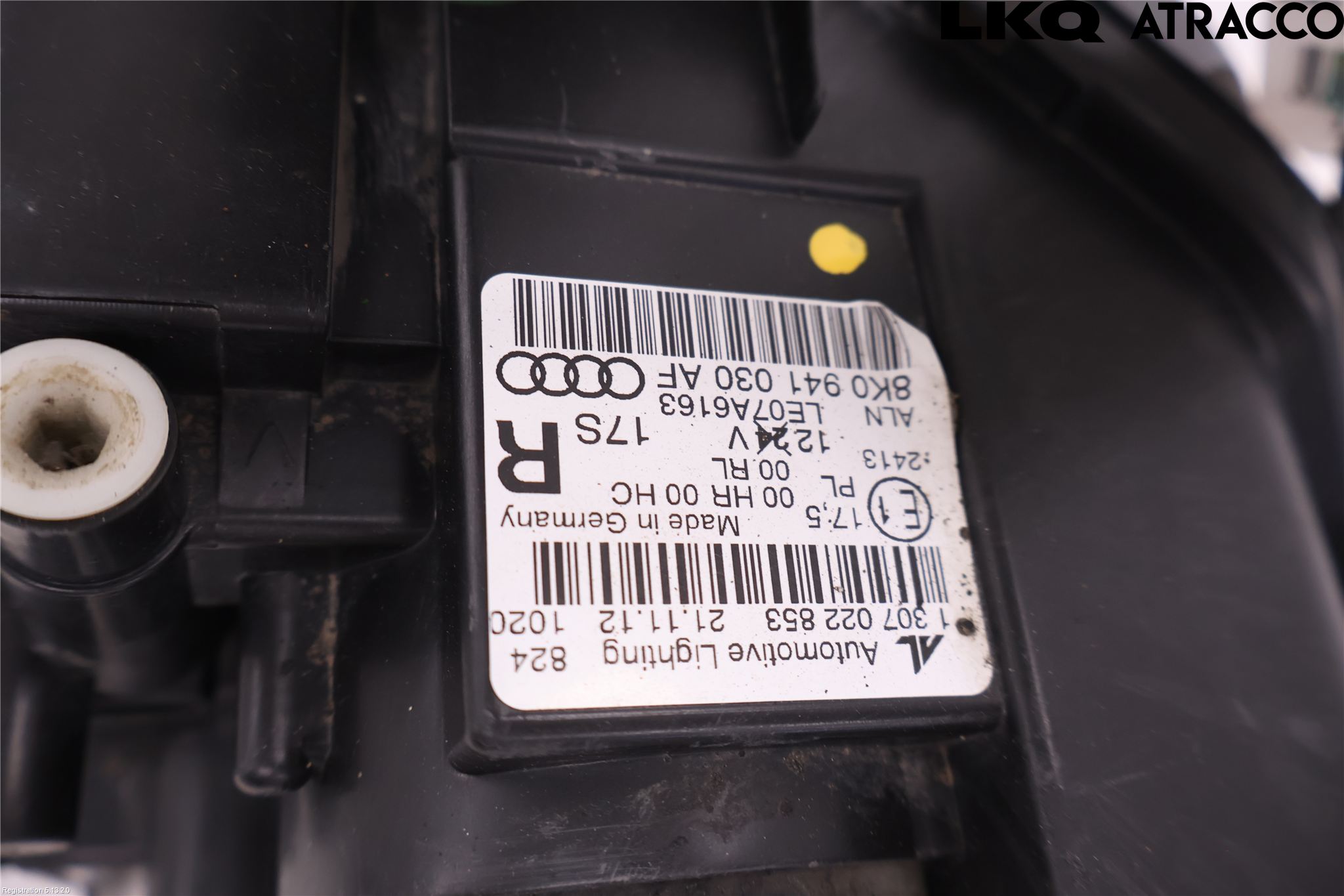 Audi A4/S4 08-11 Frontlykt Høyre