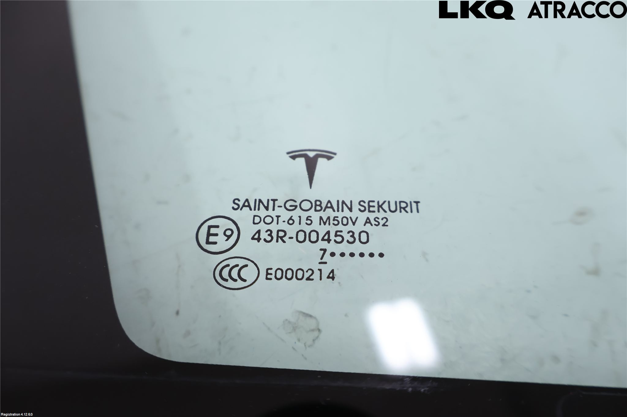 Tesla MODEL X 16- Dørrute Foran Venstre Trekant