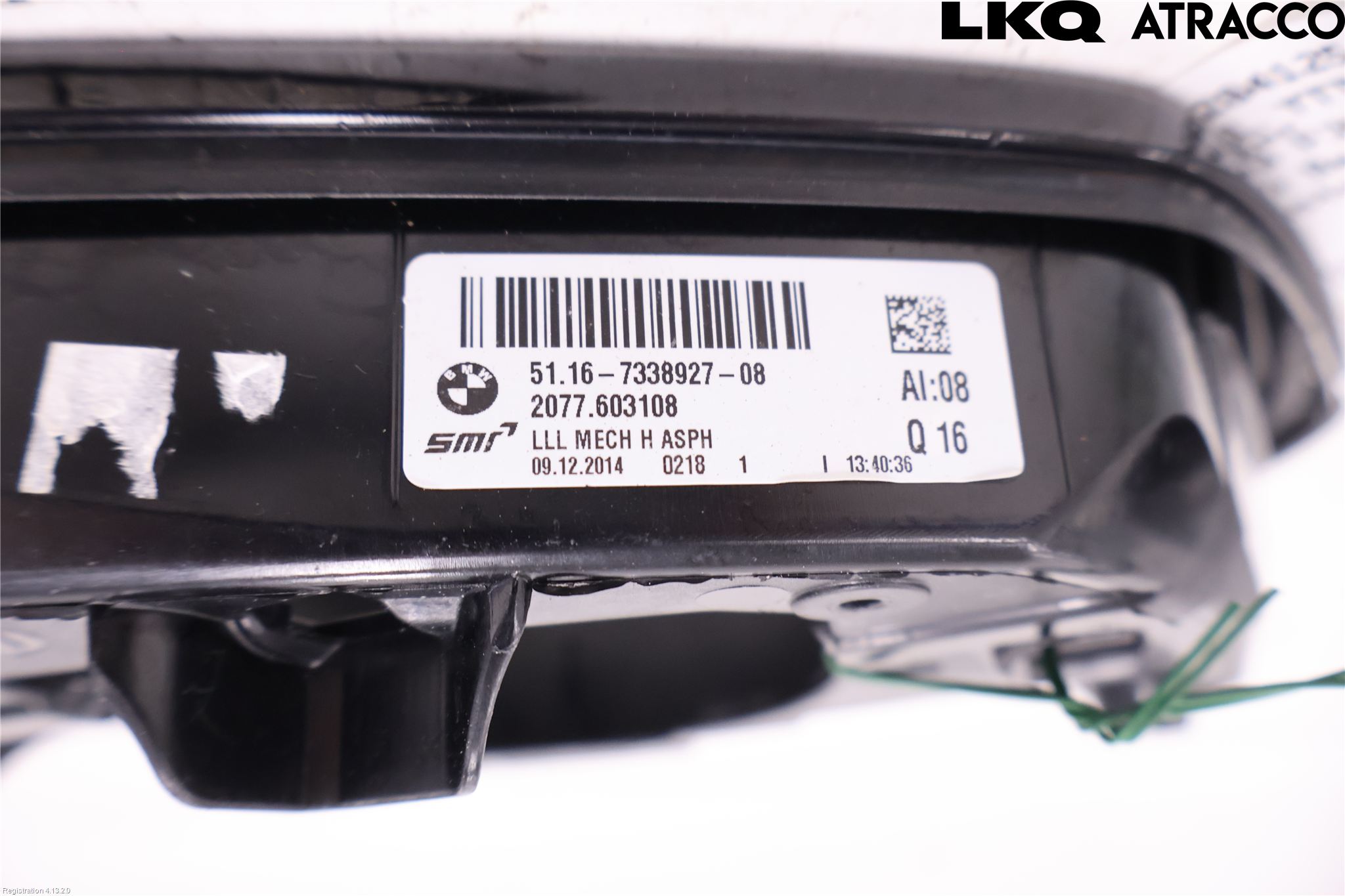 BMW 3 F30/F31/F80 12-19 Speil V Ytre Speilhus