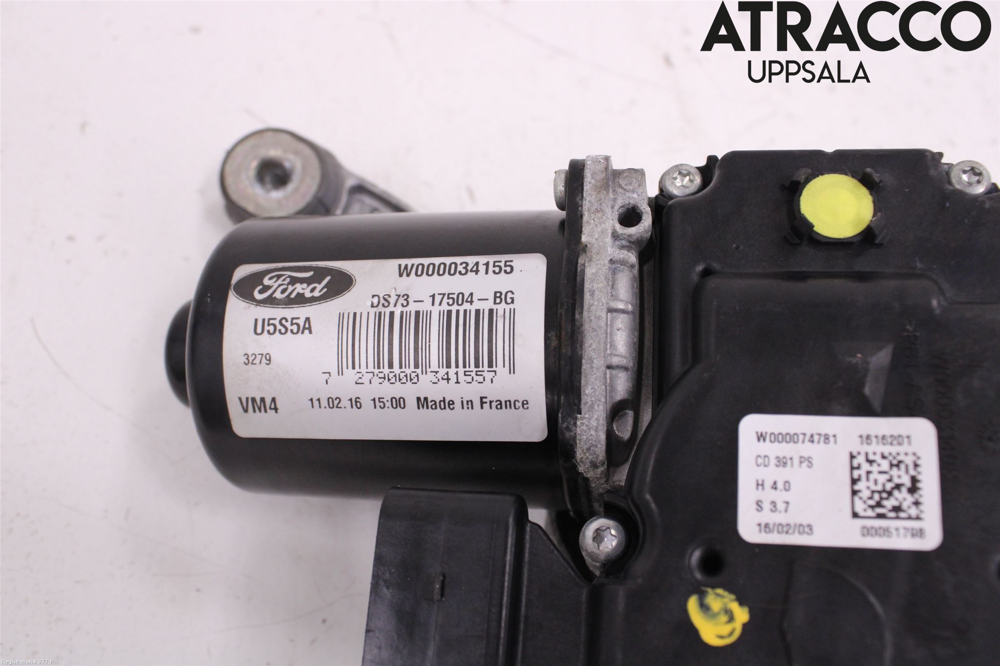 Ford MONDEO 15-22 Viskermotor Frontrute