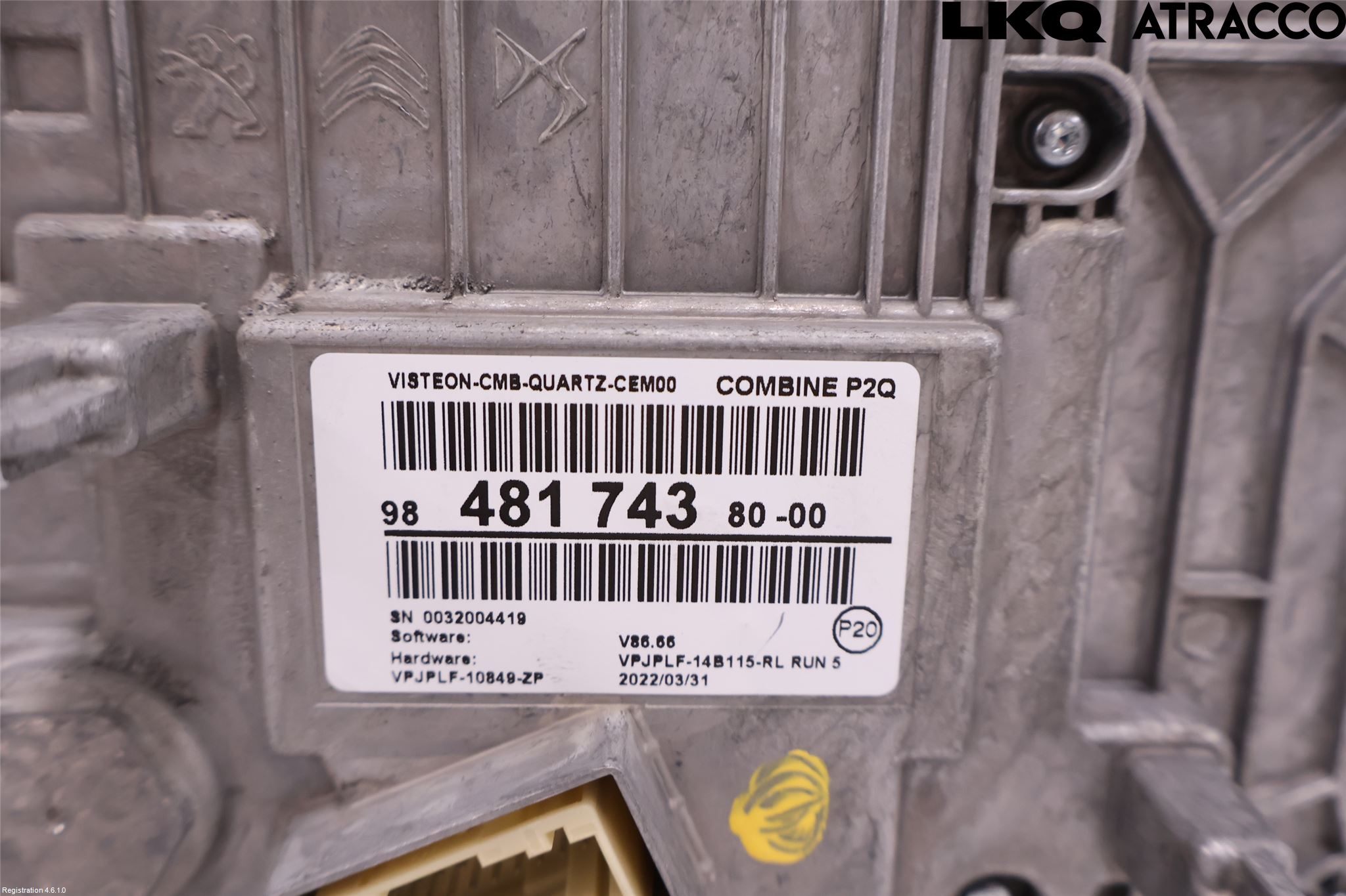 Peugeot 2008/E-2008 20- Instr Kombinert