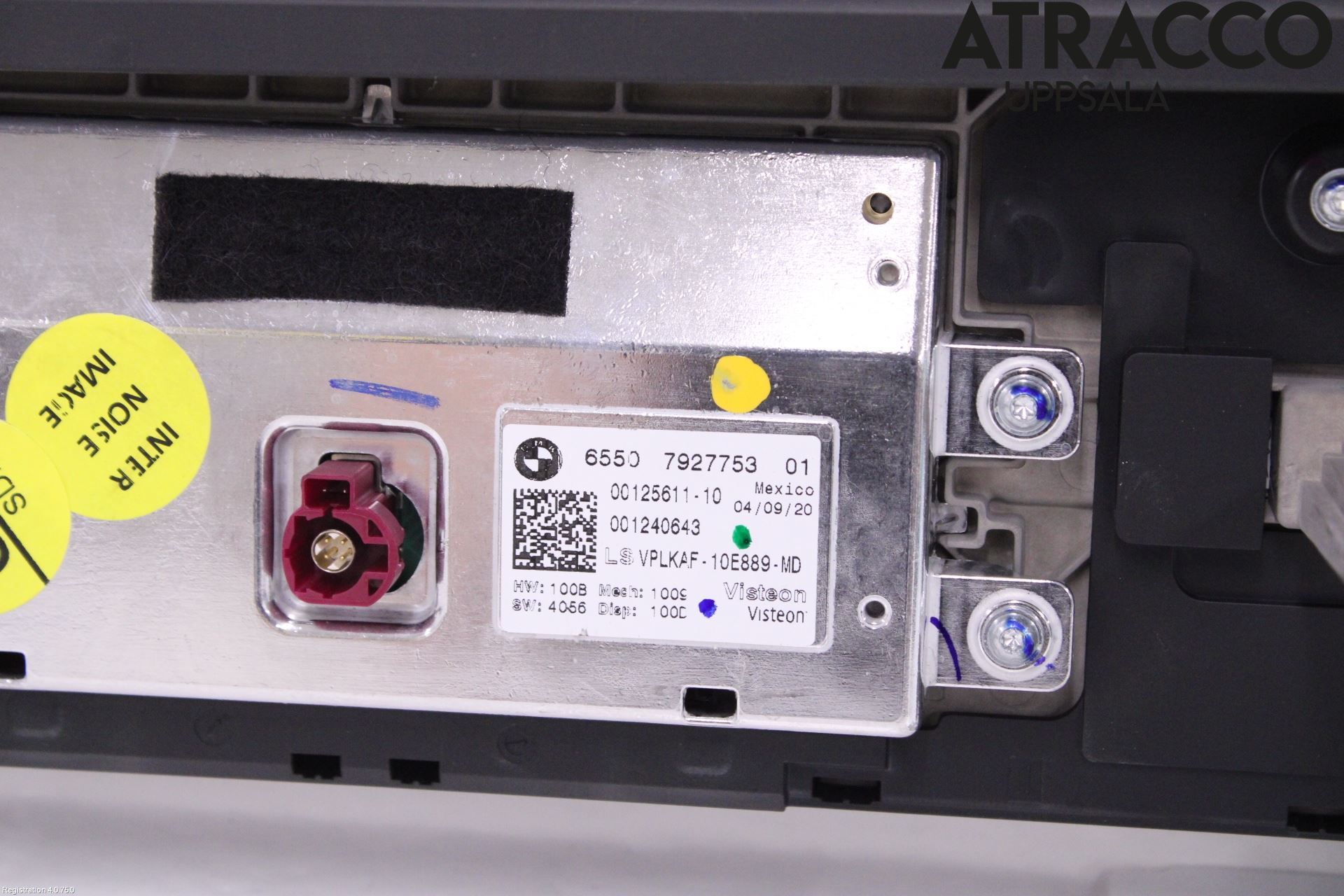 BMW 3 G20/G21/G80/G81 19- Instr Skjerm Dvd-Gps-Ac-Tlf