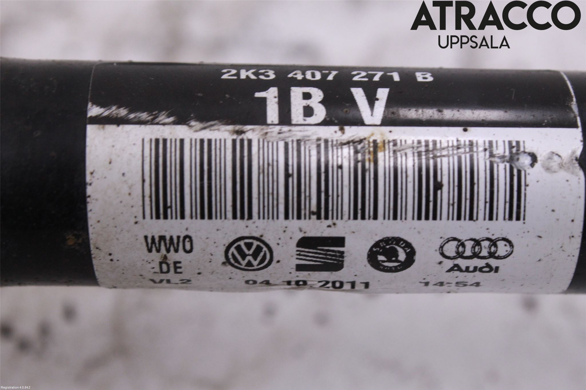 Volkswagen VW CADDY 11-15 Drivaksel Foran Kompl Venstre