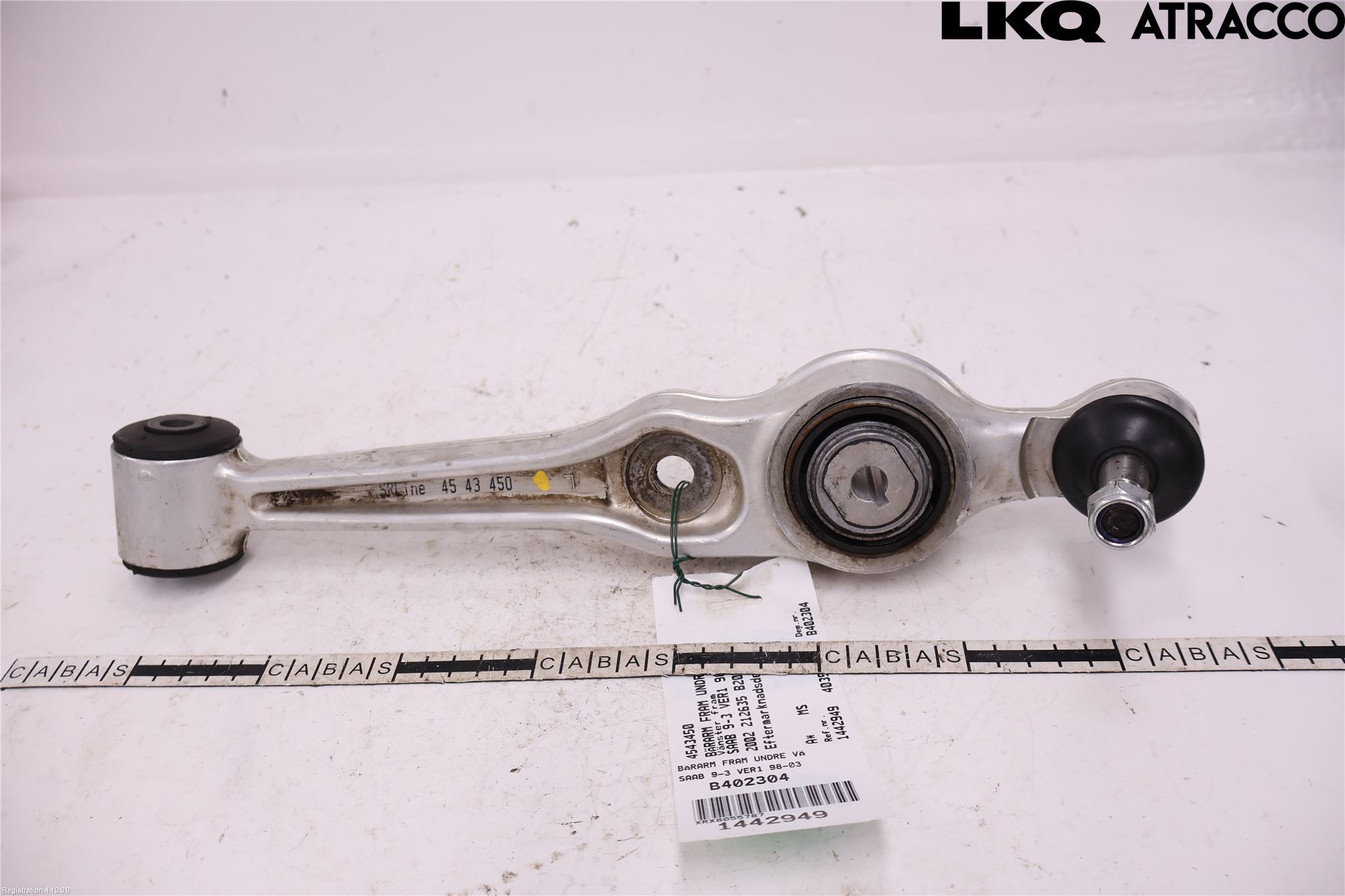 Saab 9-3 VER 1 98-03 Bærearm Foran Venstre Nedre