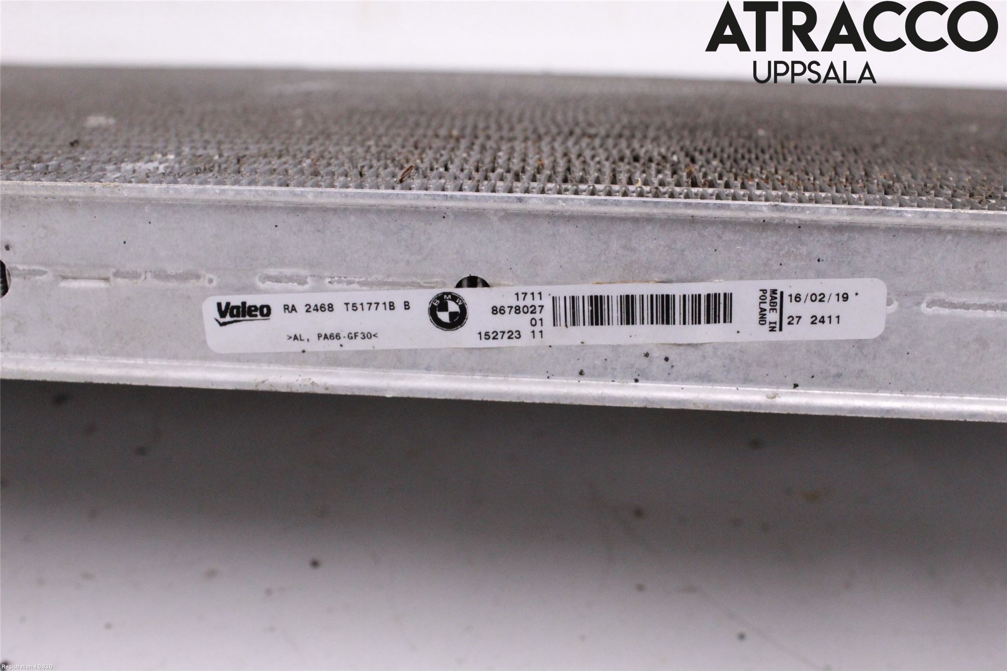 BMW 1 F20/F21 11-19 Radiator Manuell