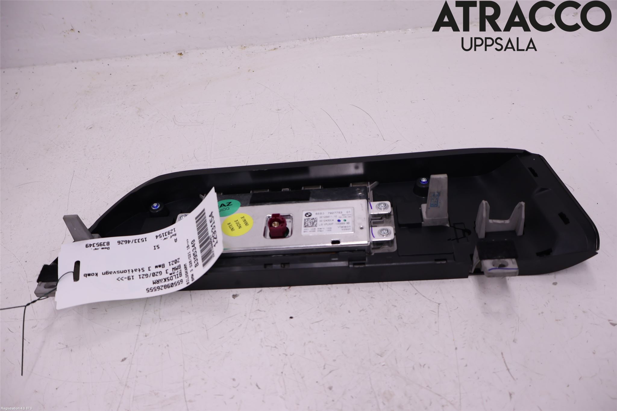 BMW 3 G20/G21/G80/G81 19- Instr Skjerm Dvd-Gps-Ac-Tlf