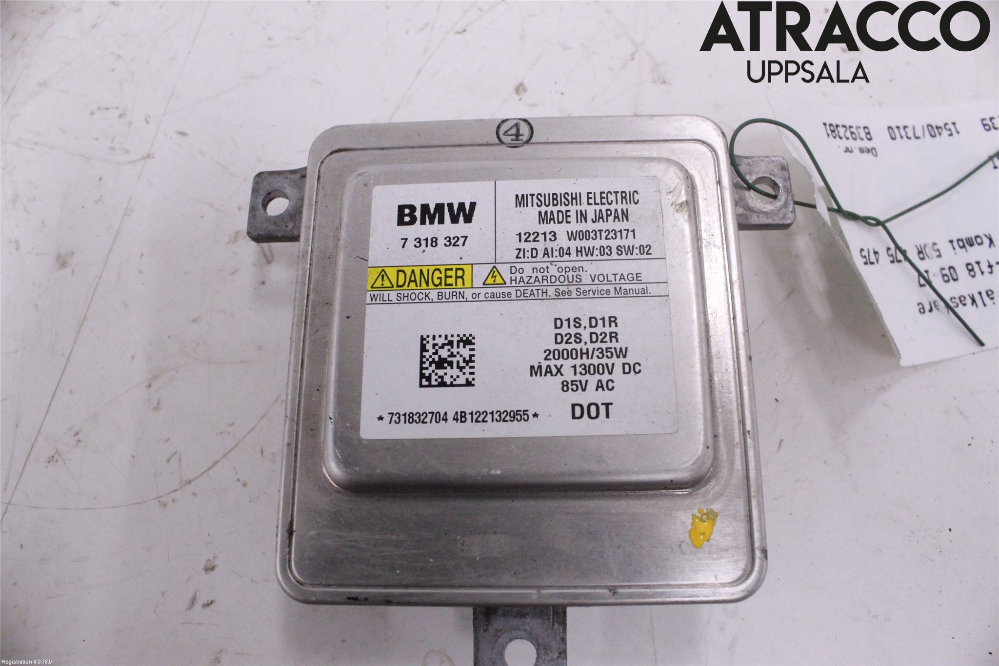 BMW 5 F10/F11/F18 09-17 Styreenhet Xenon