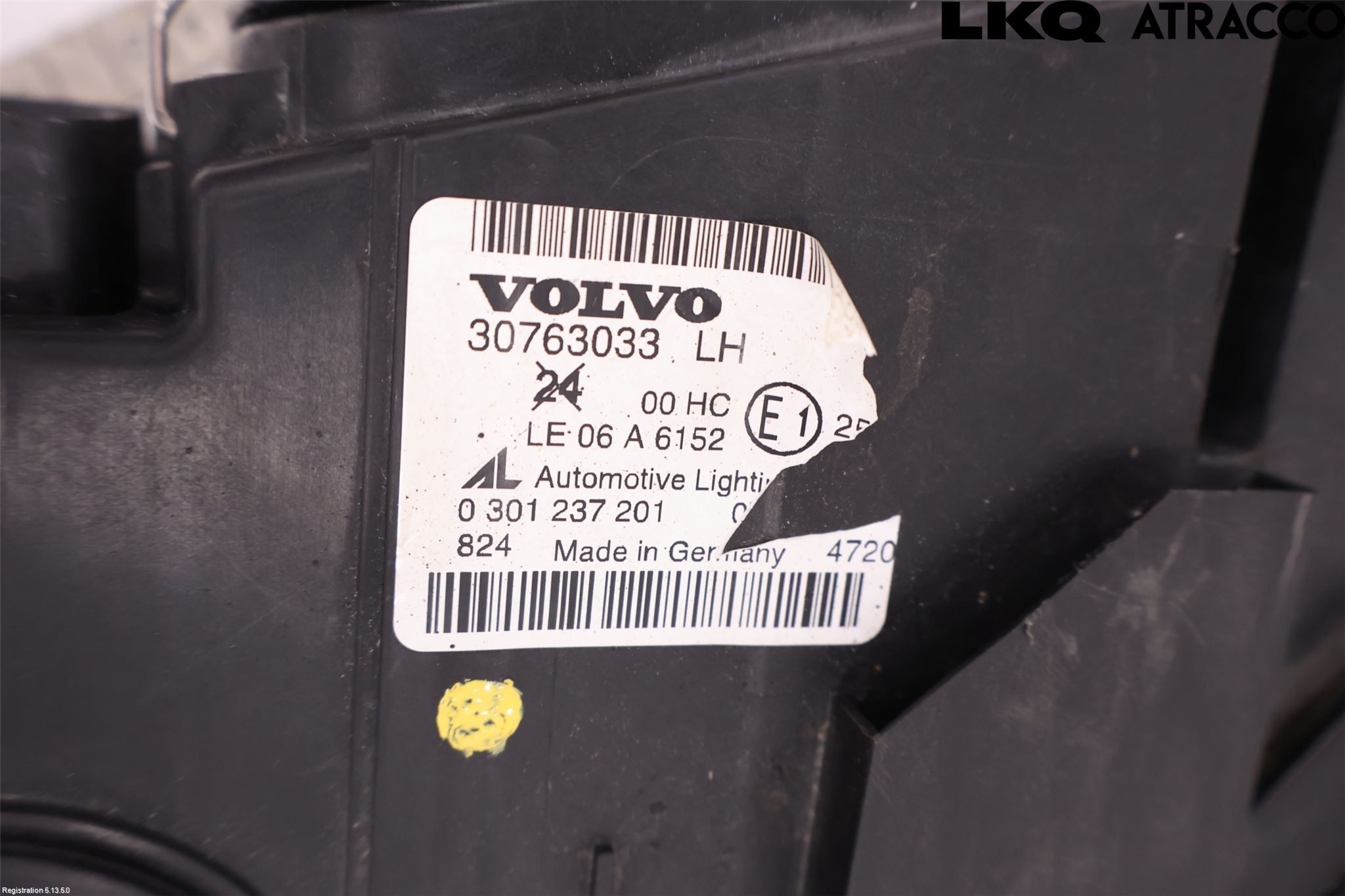 Volvo V50 08-12 Frontlykt Venstre