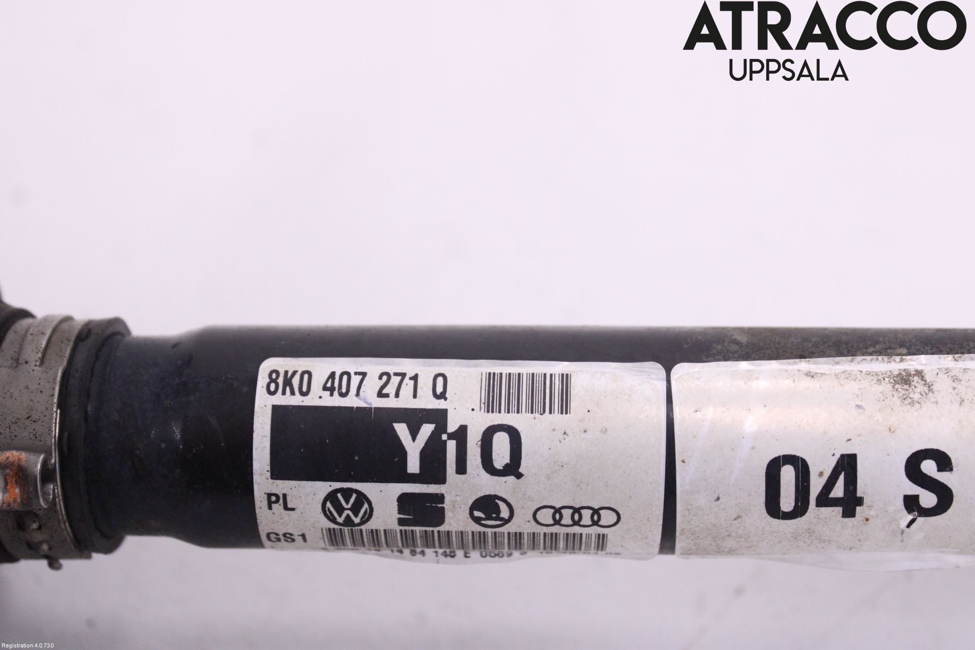 Audi A4/S4 08-11 Drivaksel Foran Kompl Høyre