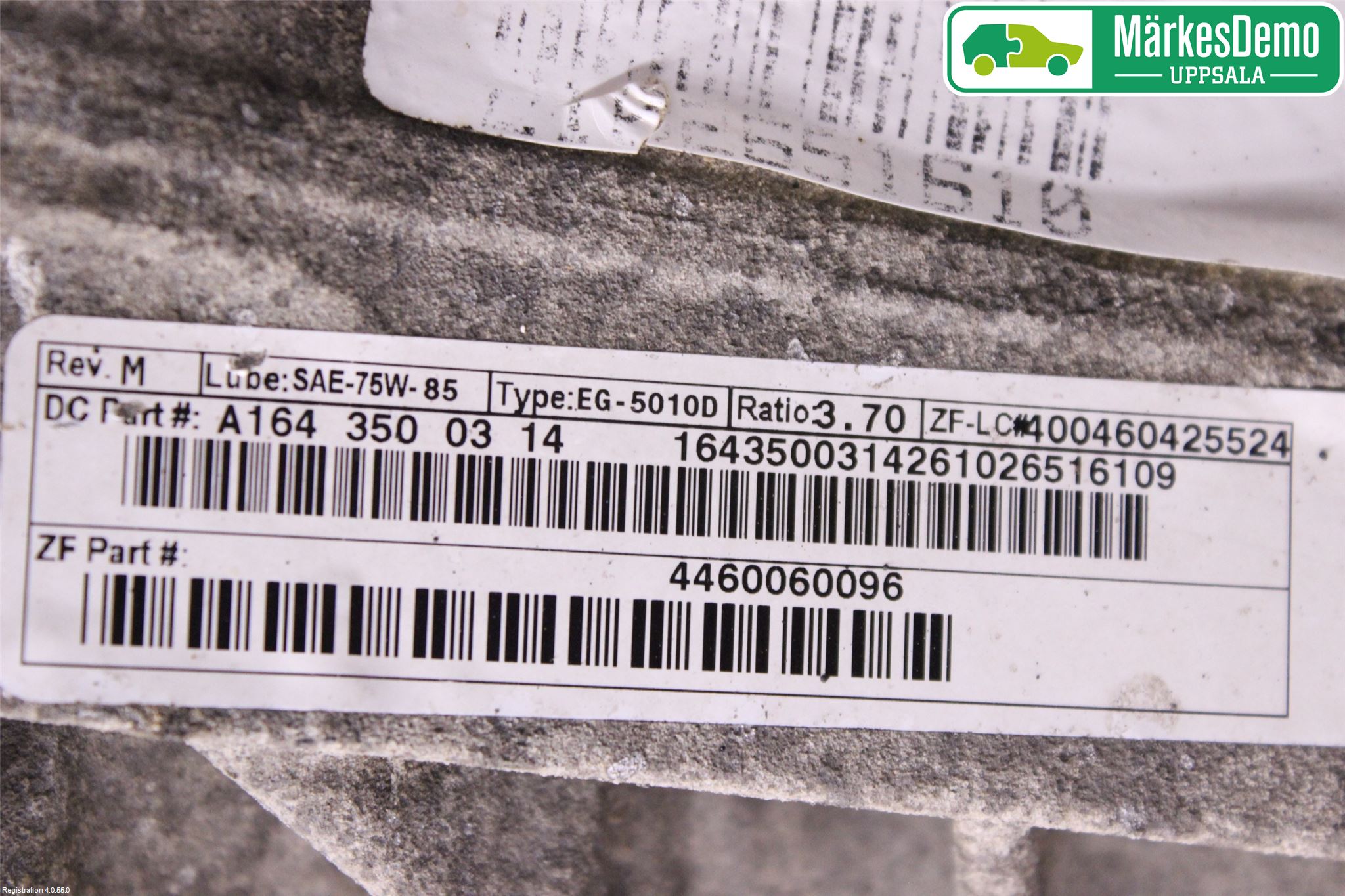 Mercedes-Benz MB ML (W164) 05-11 Bakaksel Kardang Bak -Diff