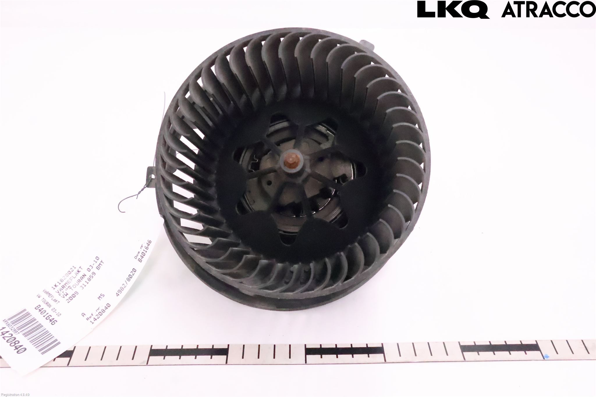 Volkswagen VW TOURAN 03-10 Varmeapparat Viftemotor